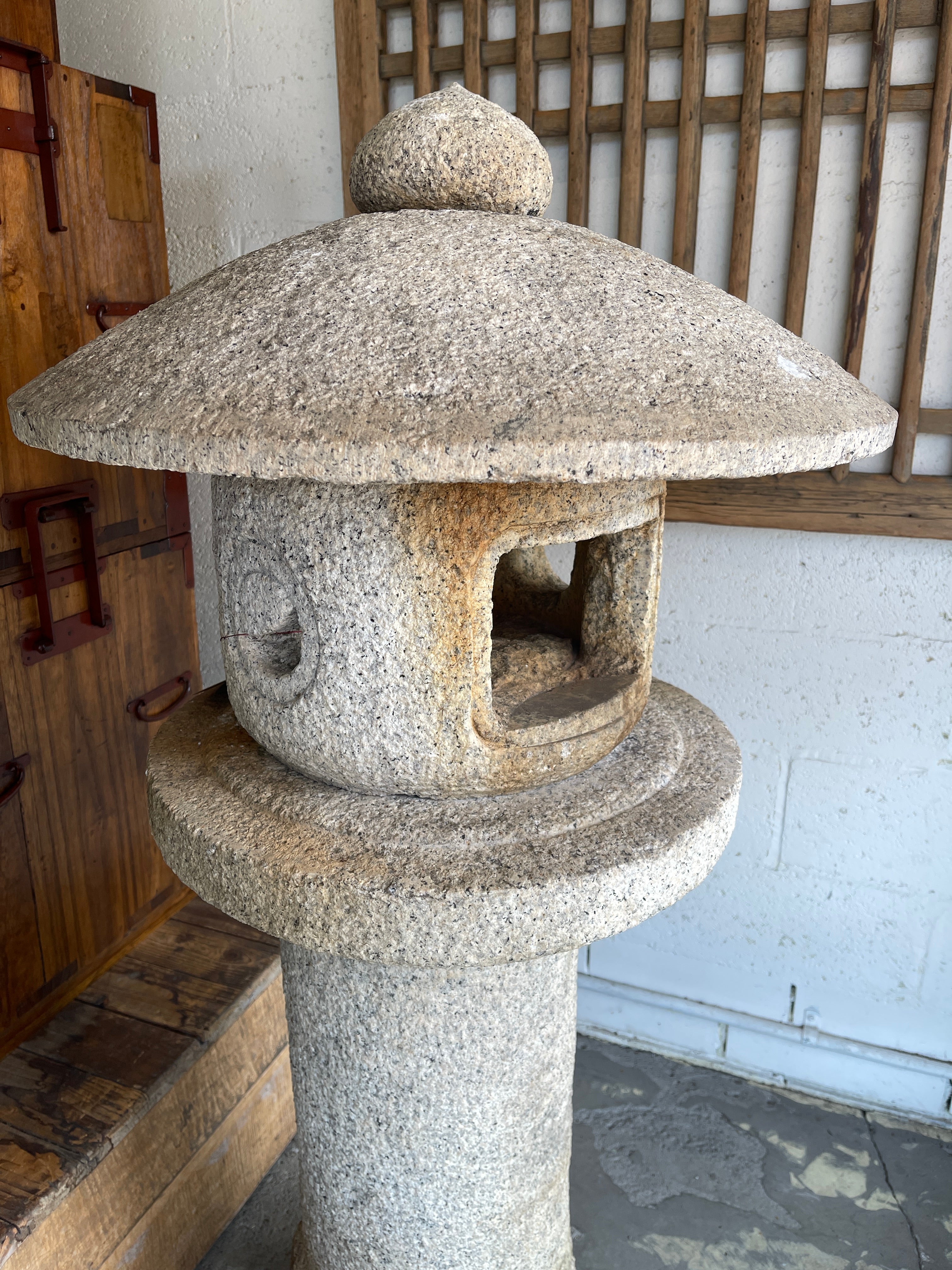 Japanese Stone Garden Lantern - Granite | Early 20th Century