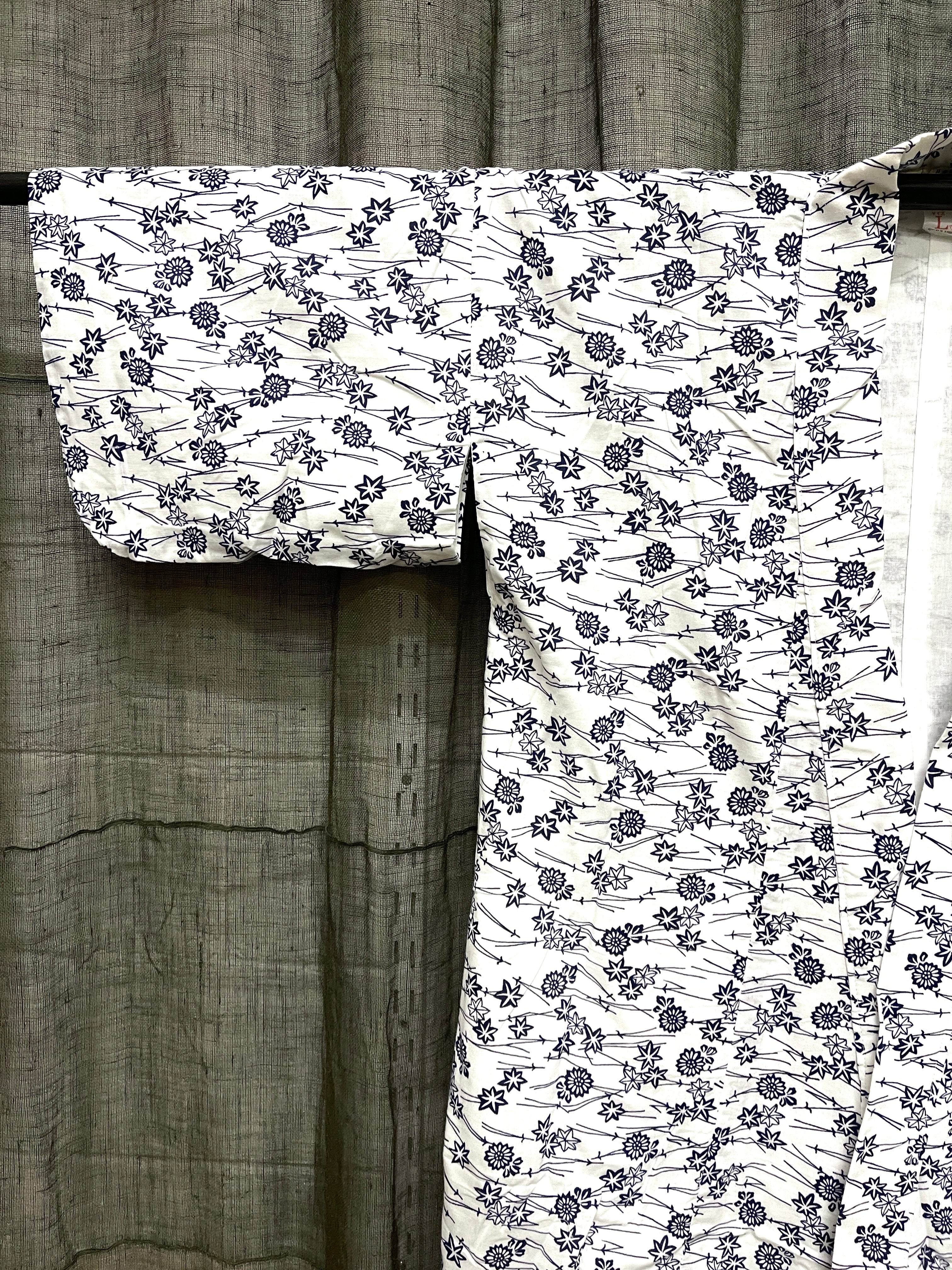 Nemaki, Japanese Cotton House Robe - Unisex