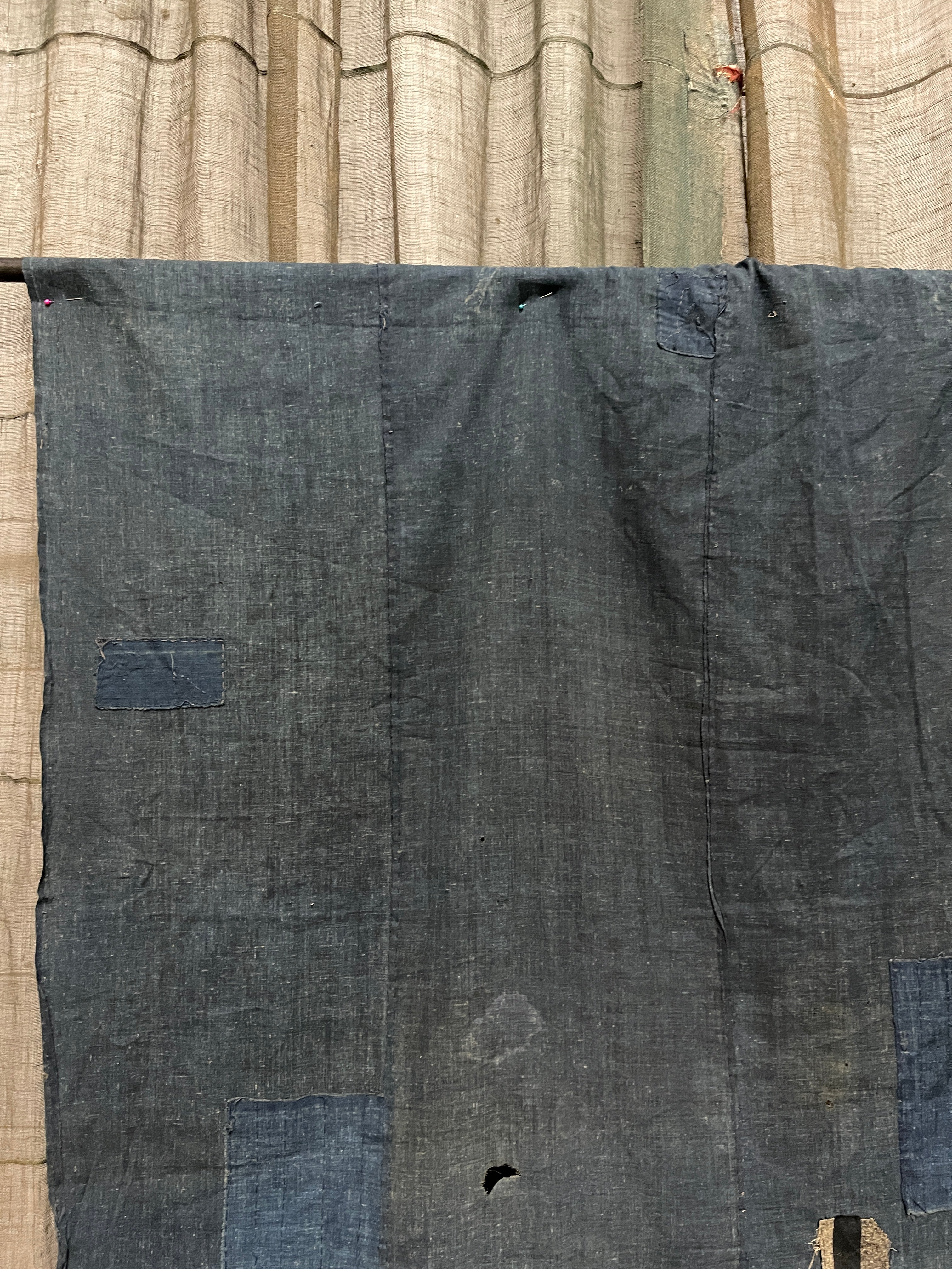 Antique Japanese Indigo Boro Textile
