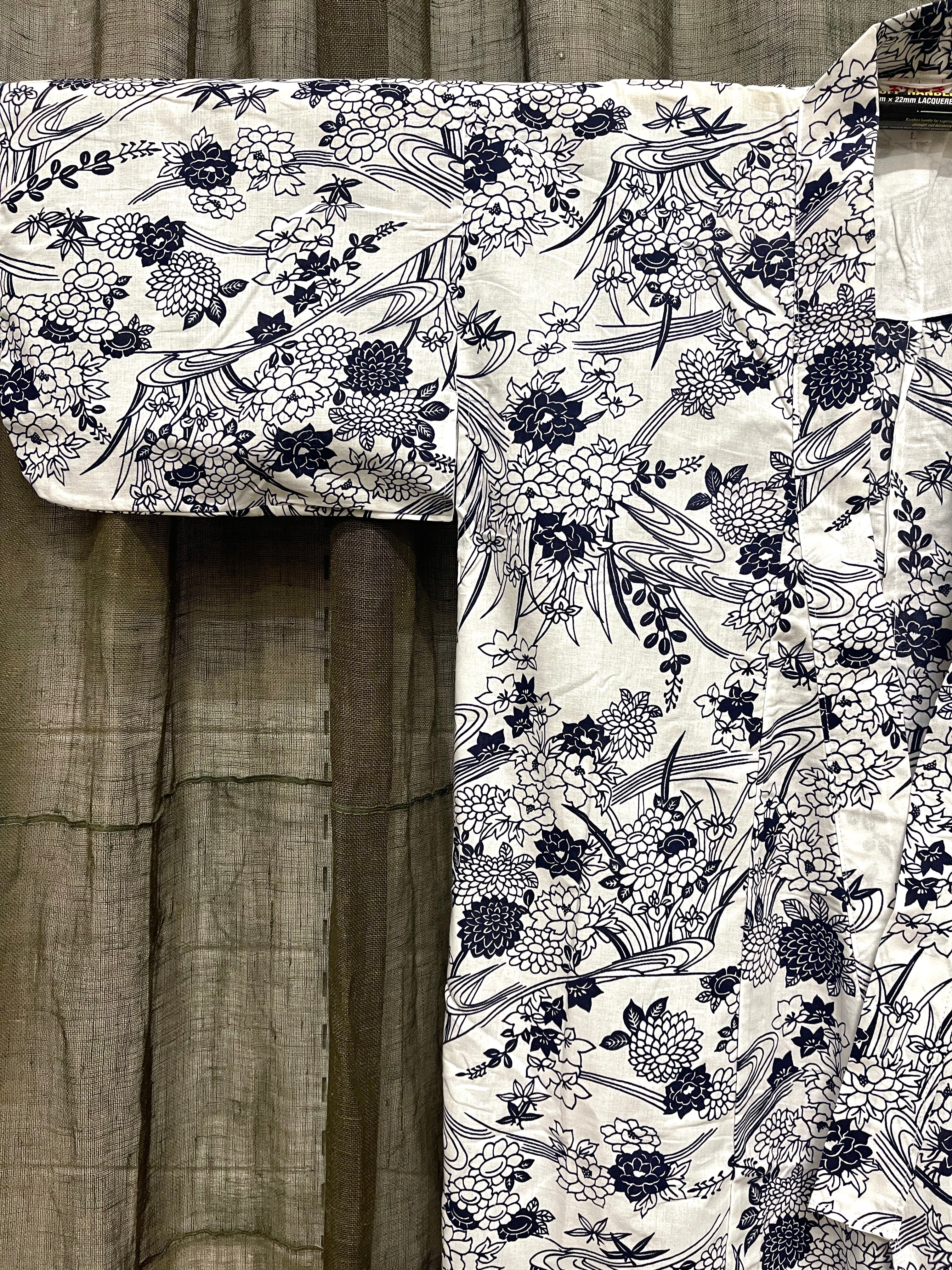 Nemaki, Japanese Cotton House Robe - Unisex