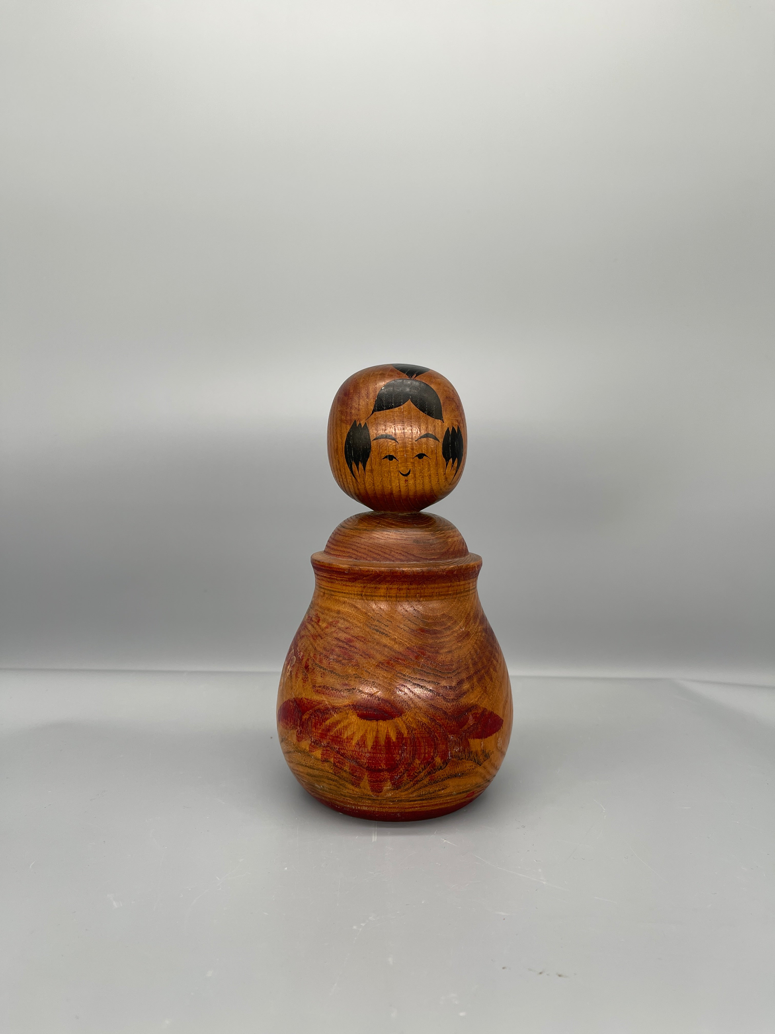 Vintage Japanese Naruko Kokeshi Doll By Jinji Okazaki