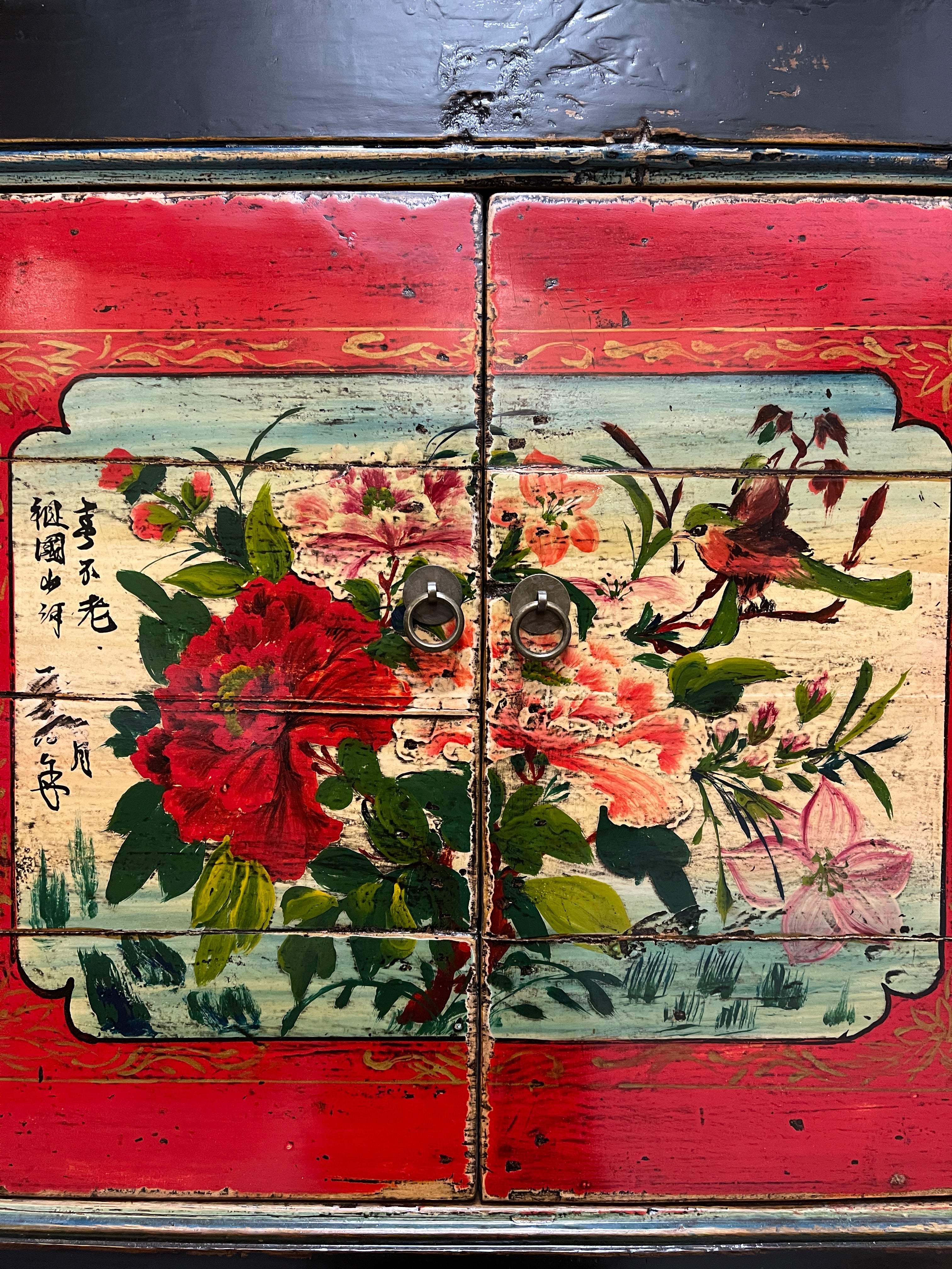 Antique Chinese Storage Cabinet From Gansu Province