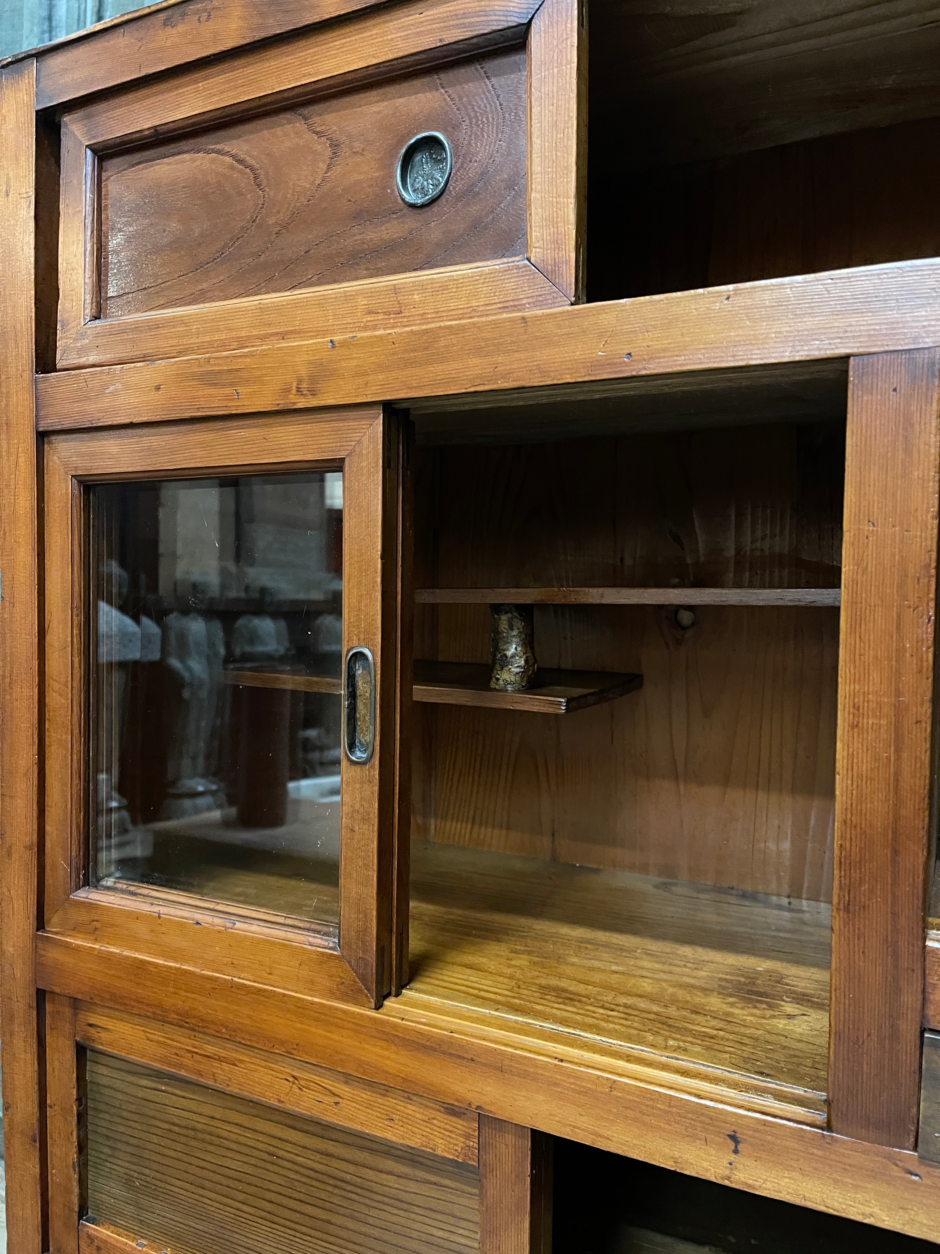 Japanese Mizuya, Kitchen Cabinet - Cedar & Cypress & Elm | Meiji