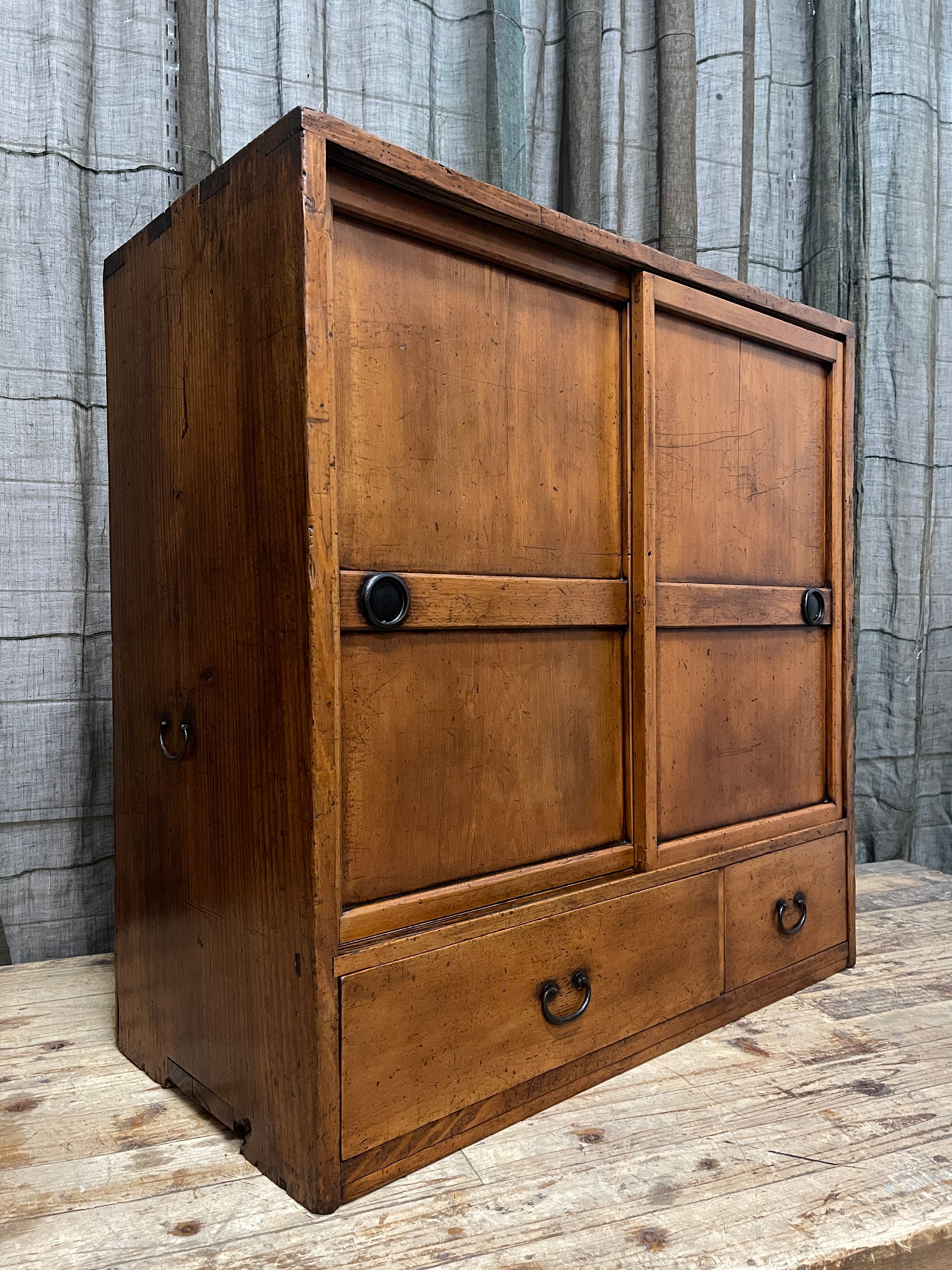 Getabako, Japanese Shoe Storage Cabinet - Cypress & Cedar | Meiji