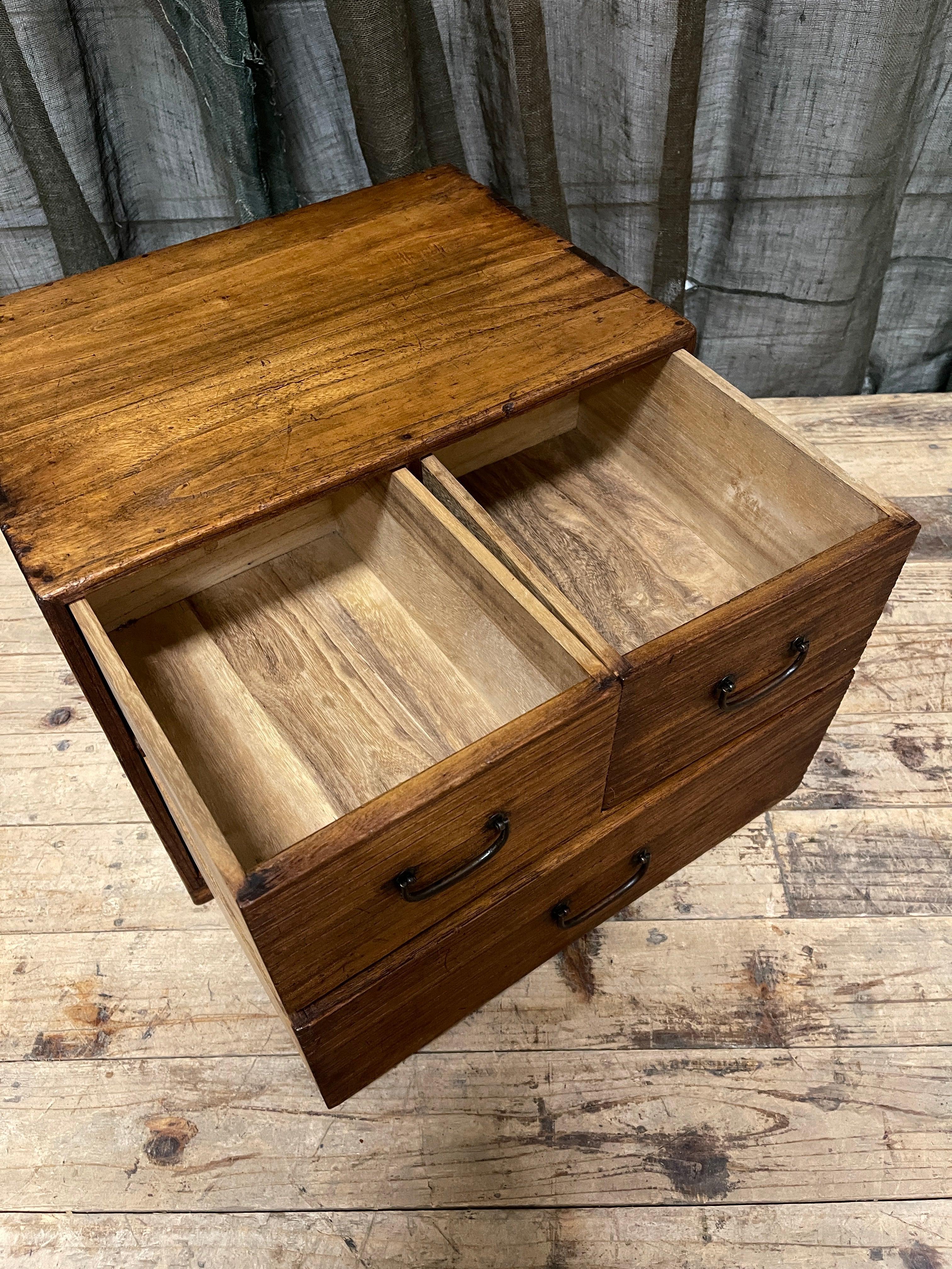 Japanese Three Drawer Chest - Paulownia | Taisho, 1920's