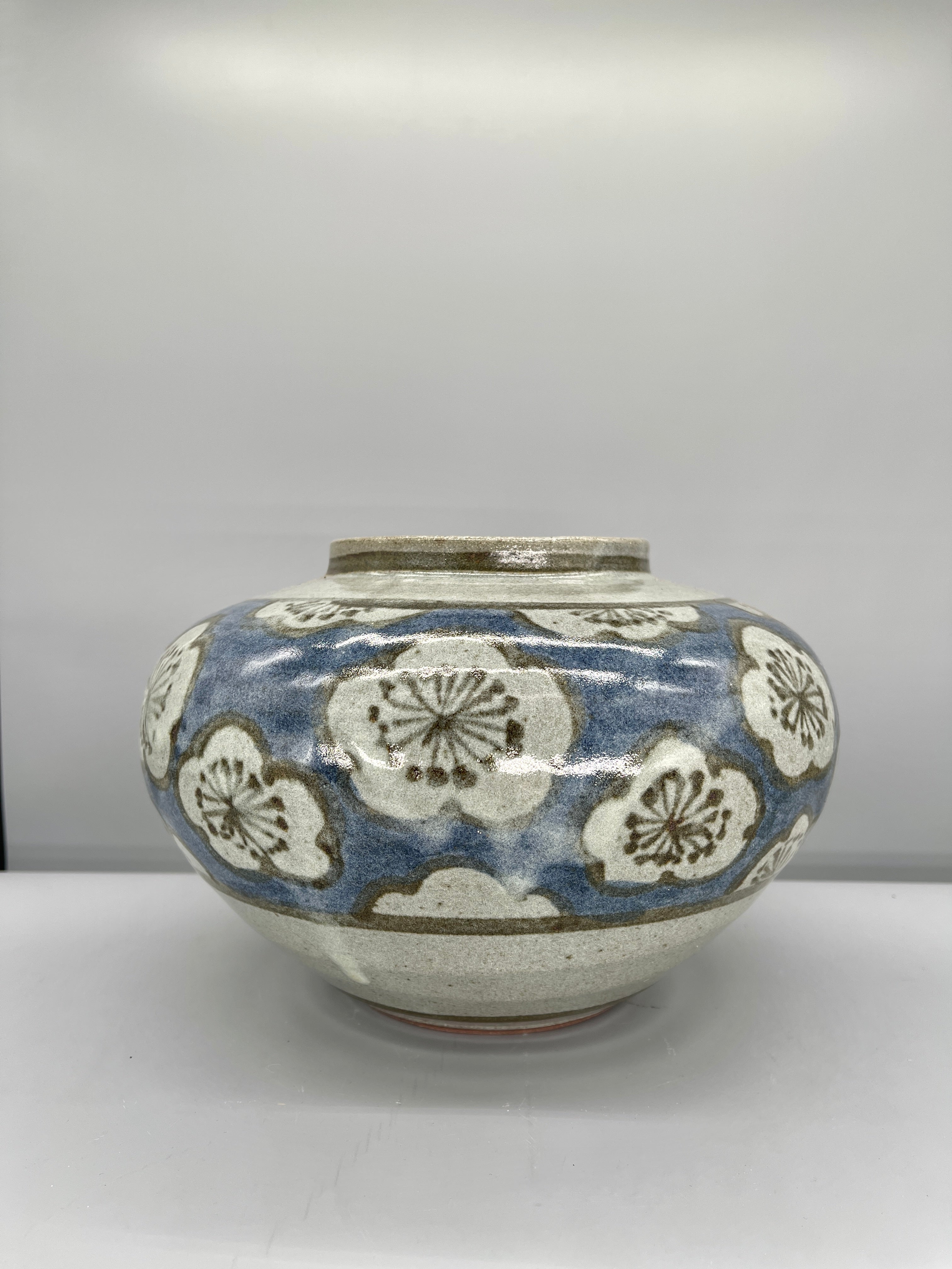 Vintage Japanese Ikebana Vase - Mino Ware