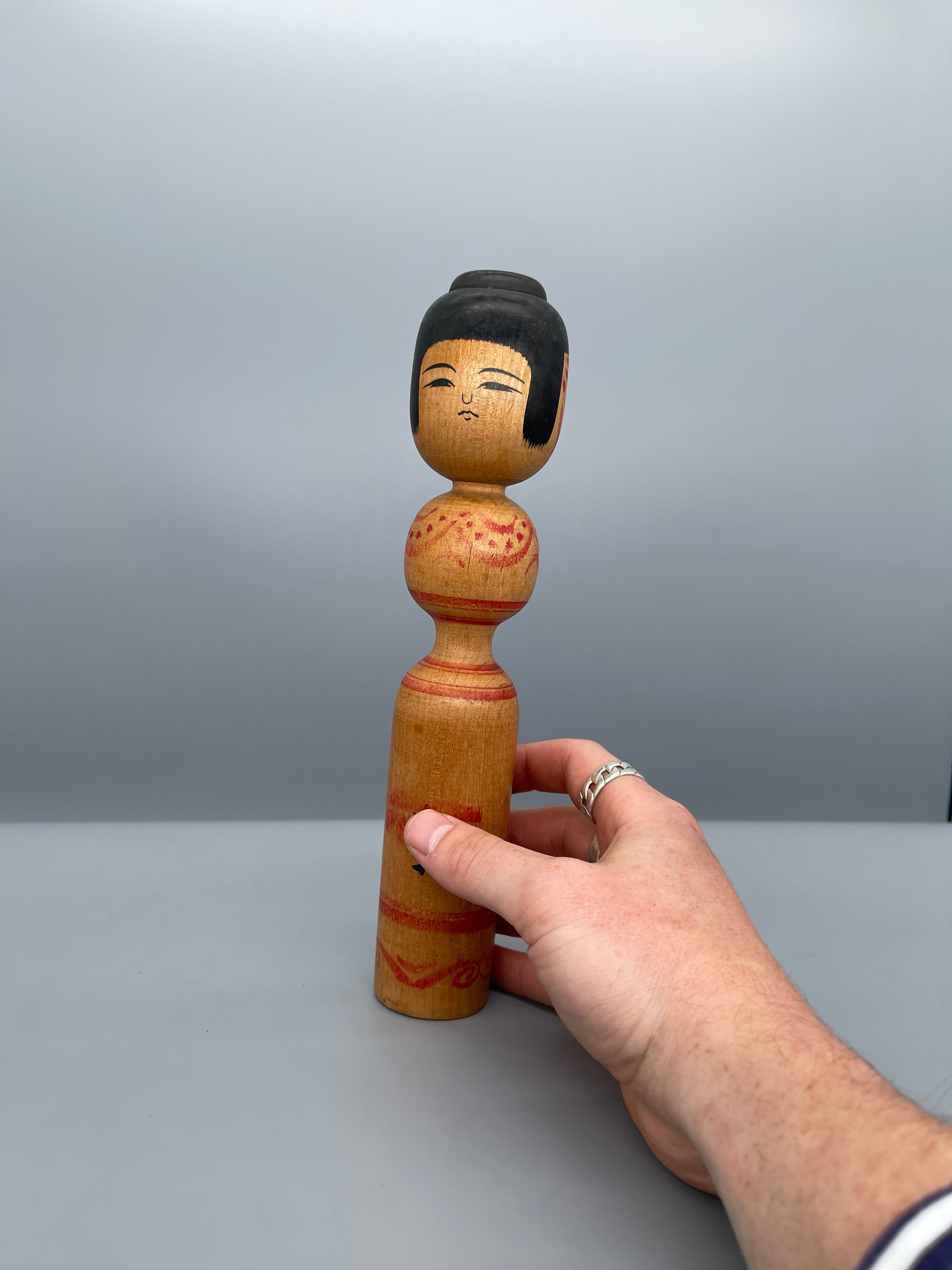 Vintage Japanese Tsugaru Kokeshi Doll | c.1960