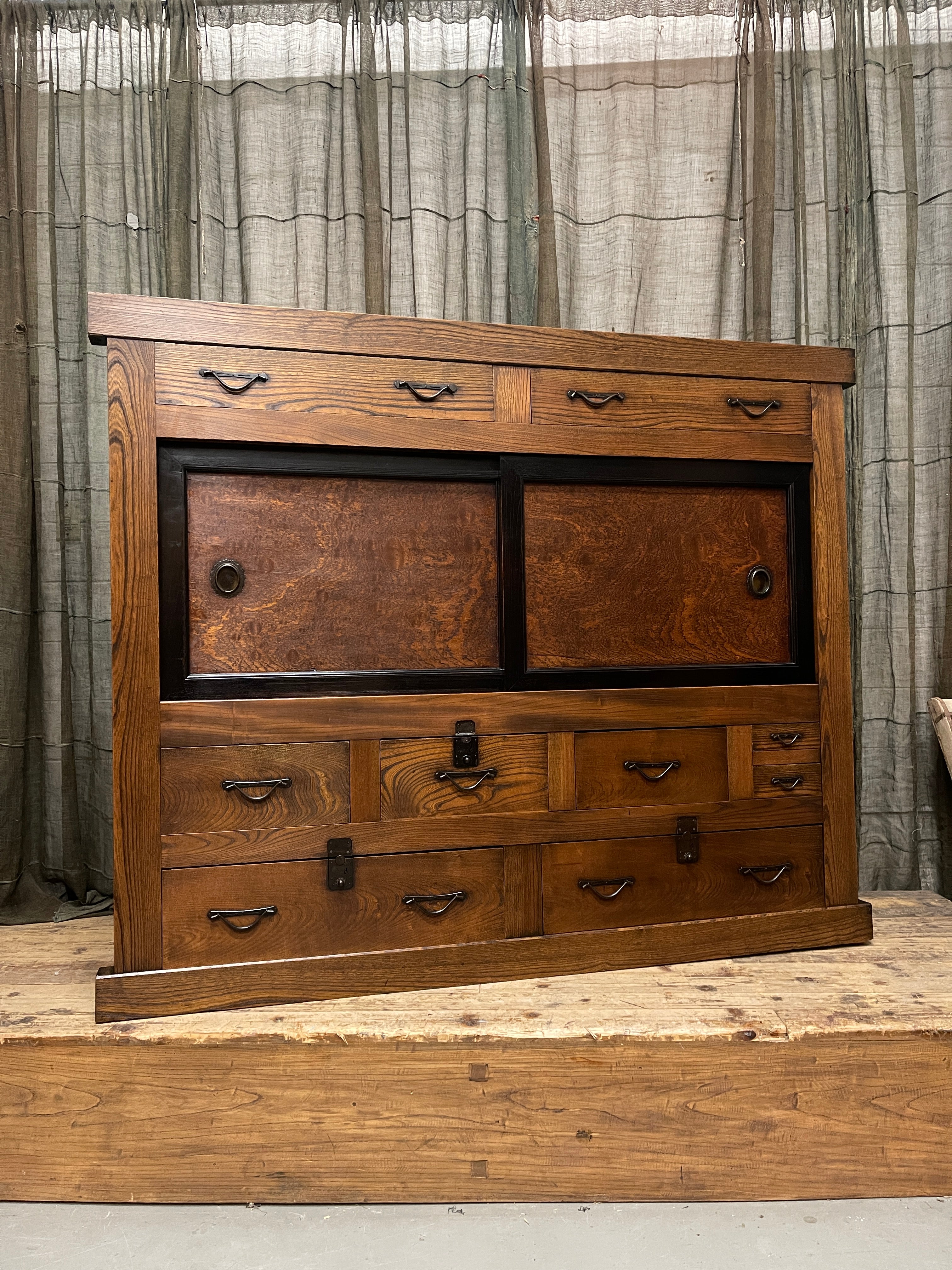 Japanese Storage Cabinet From Osaka - Cypress & Elm | Meiji