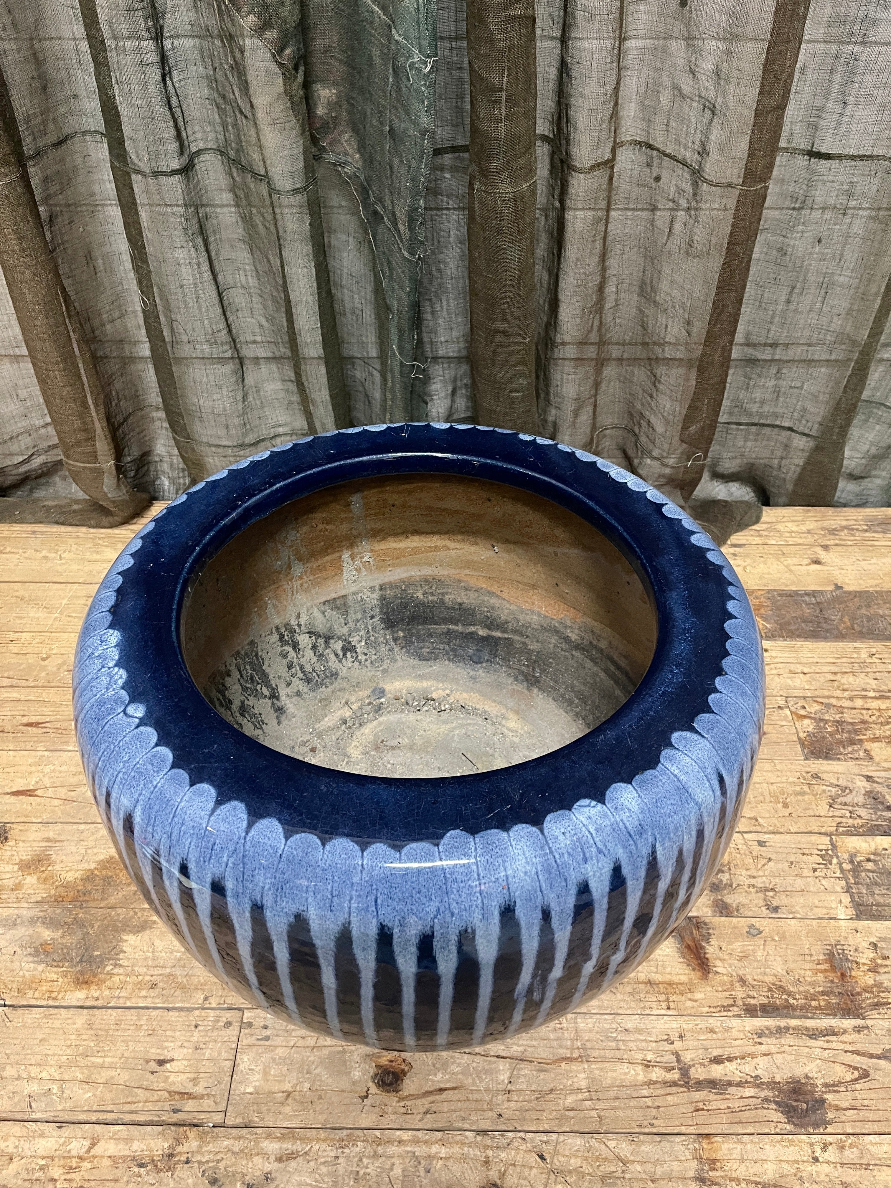 Large Japanese Porcelain Hibachi | c.1950