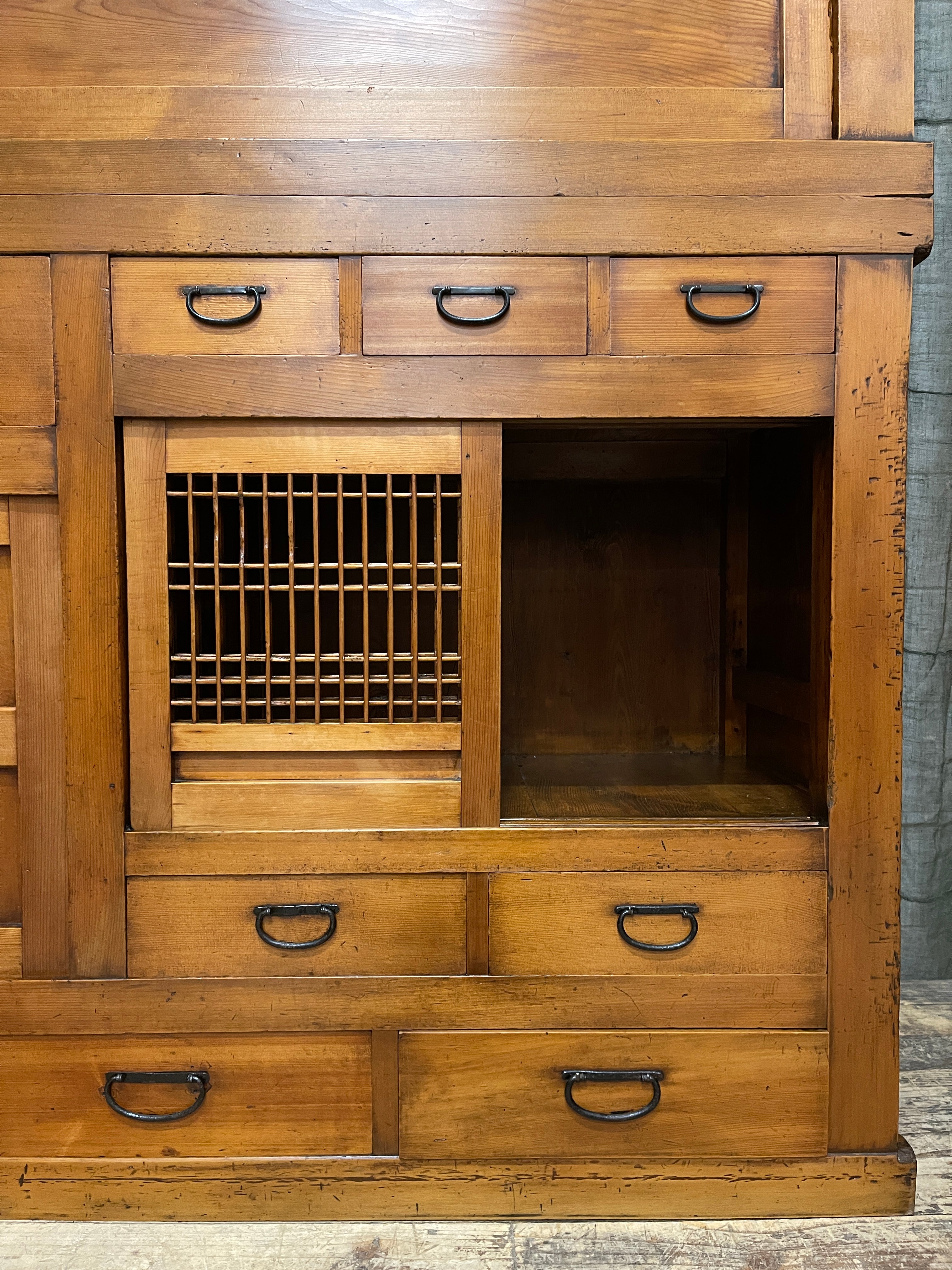 Japanese Mizuya, Kitchen Cabinet - Cedar & Cypress | Late Meiji