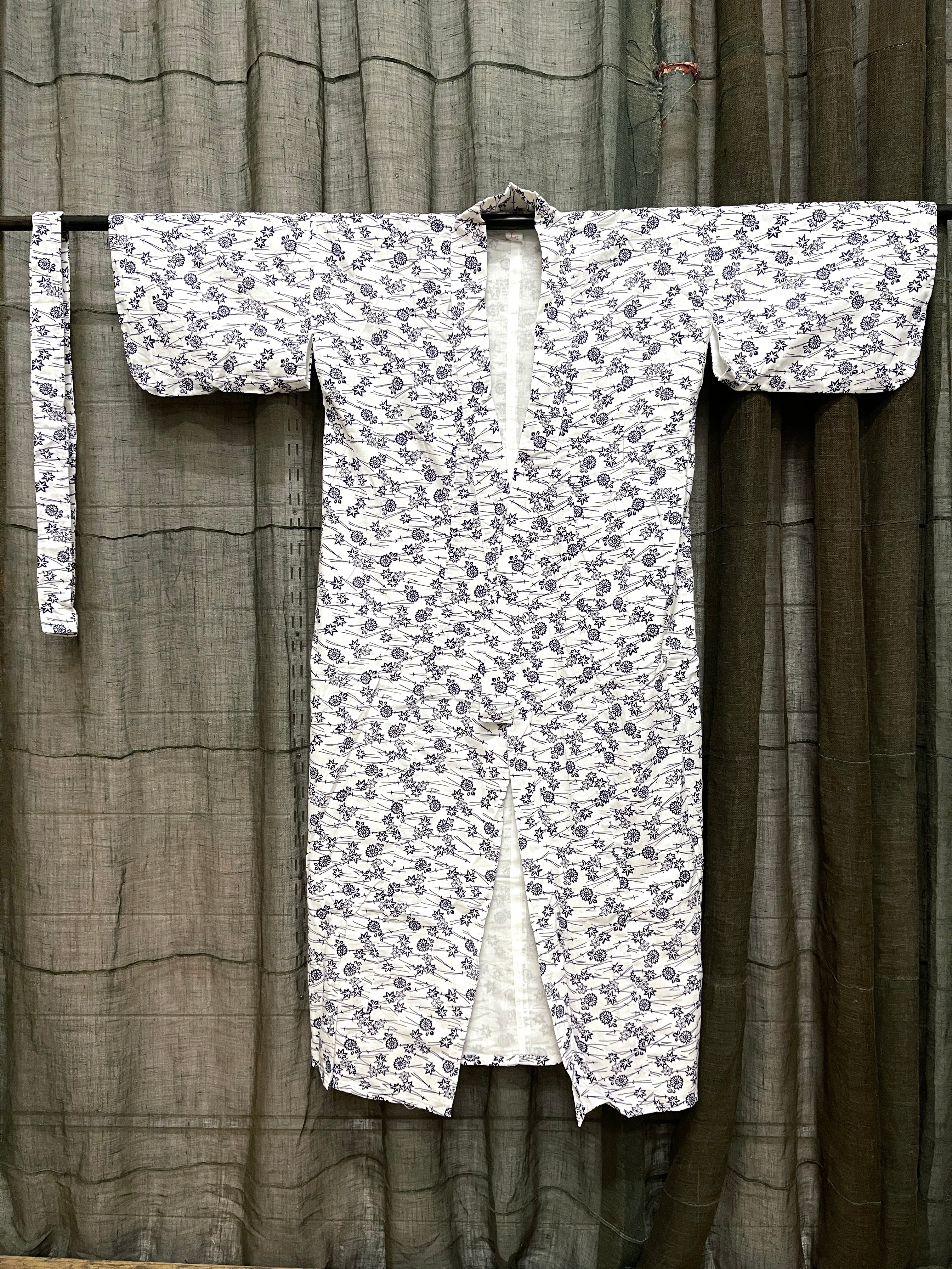 Nemaki, Japanese Cotton House Robe - Unisex