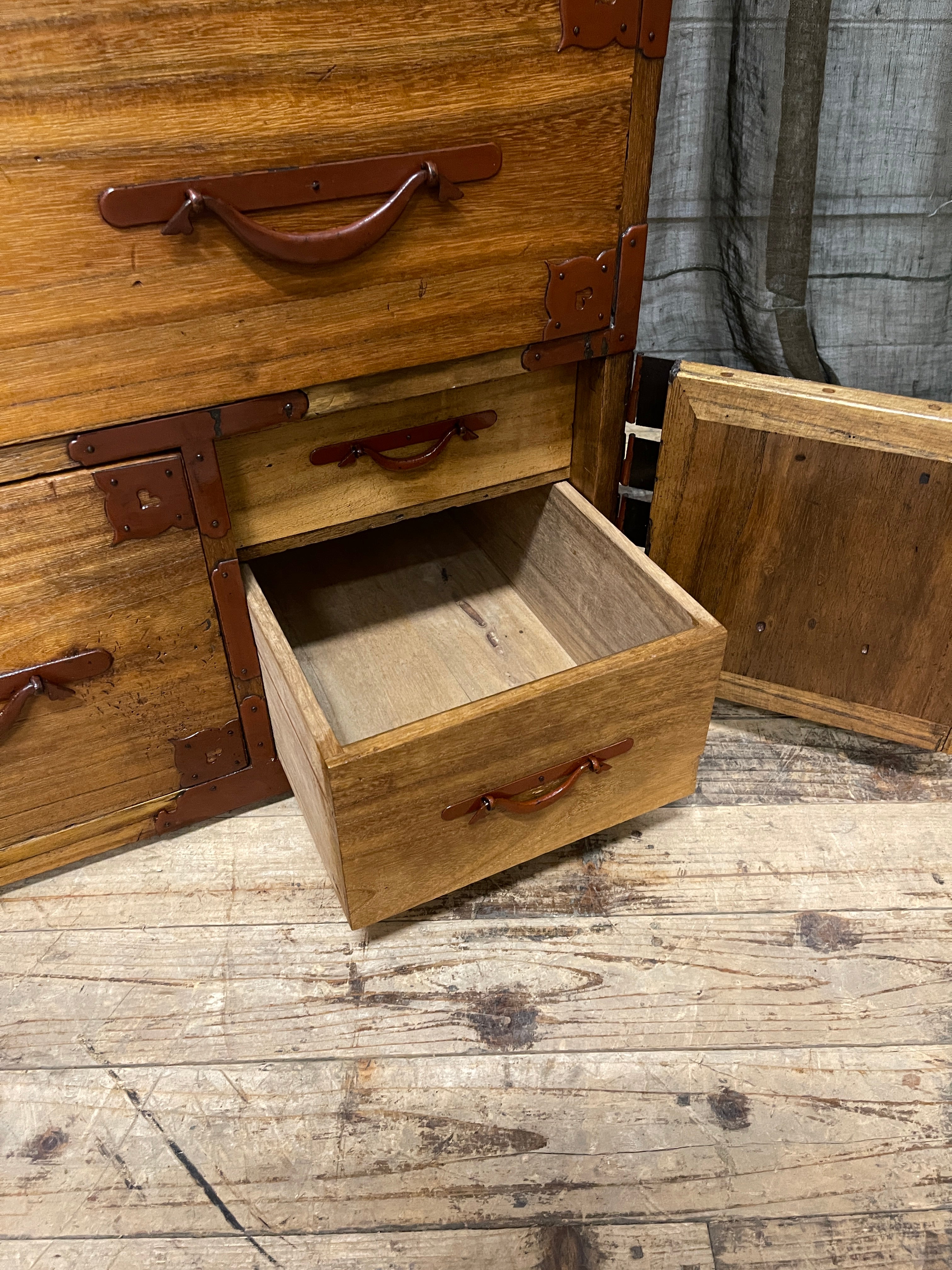 Japanese Isho Dansu, Kimono Storage Chest of Drawers - Paulownia | Meiji