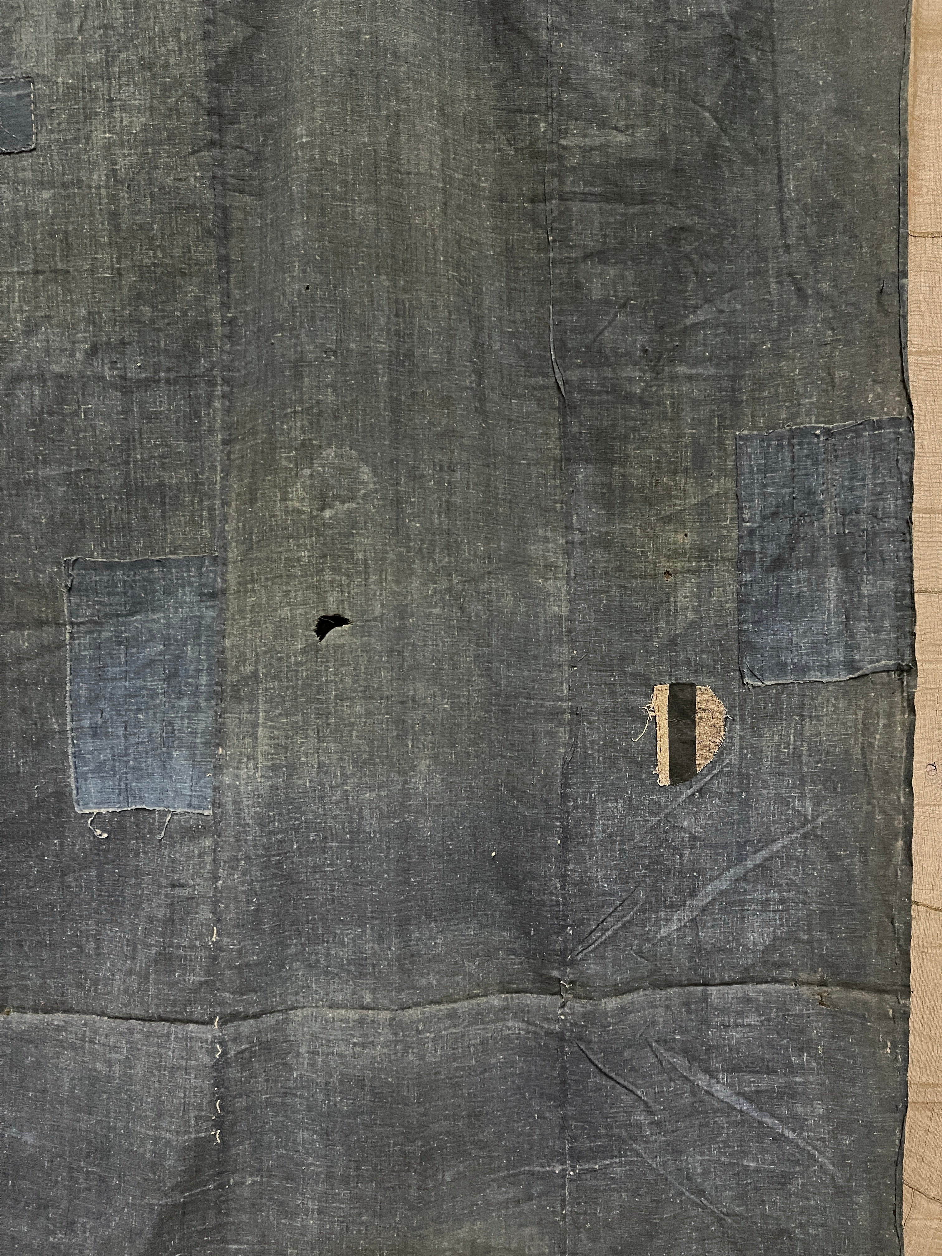 Antique Japanese Indigo Boro Textile