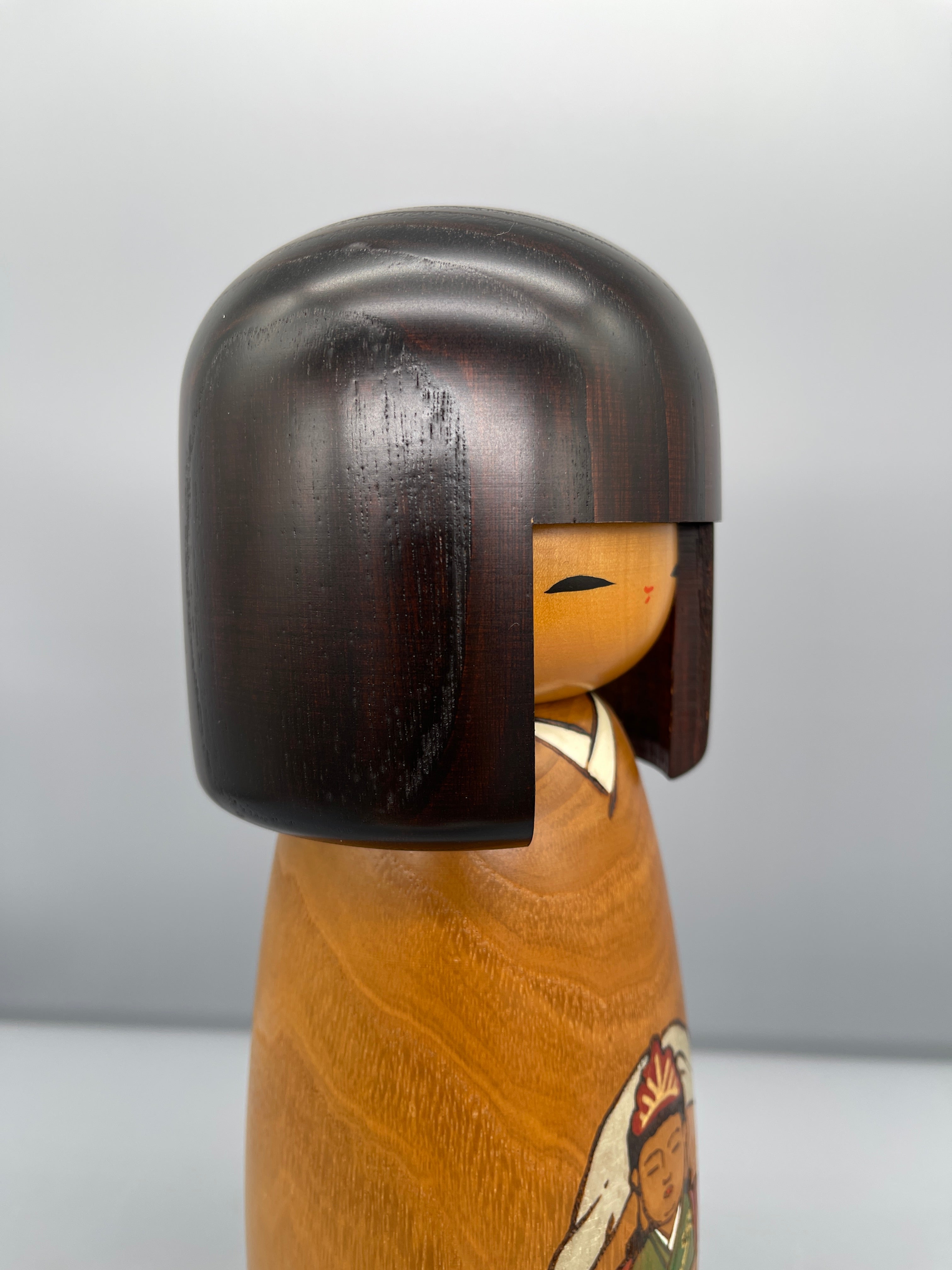 Vintage Japanese Sosaku Kokeshi Doll by Okamoto Usaburo | c.1960