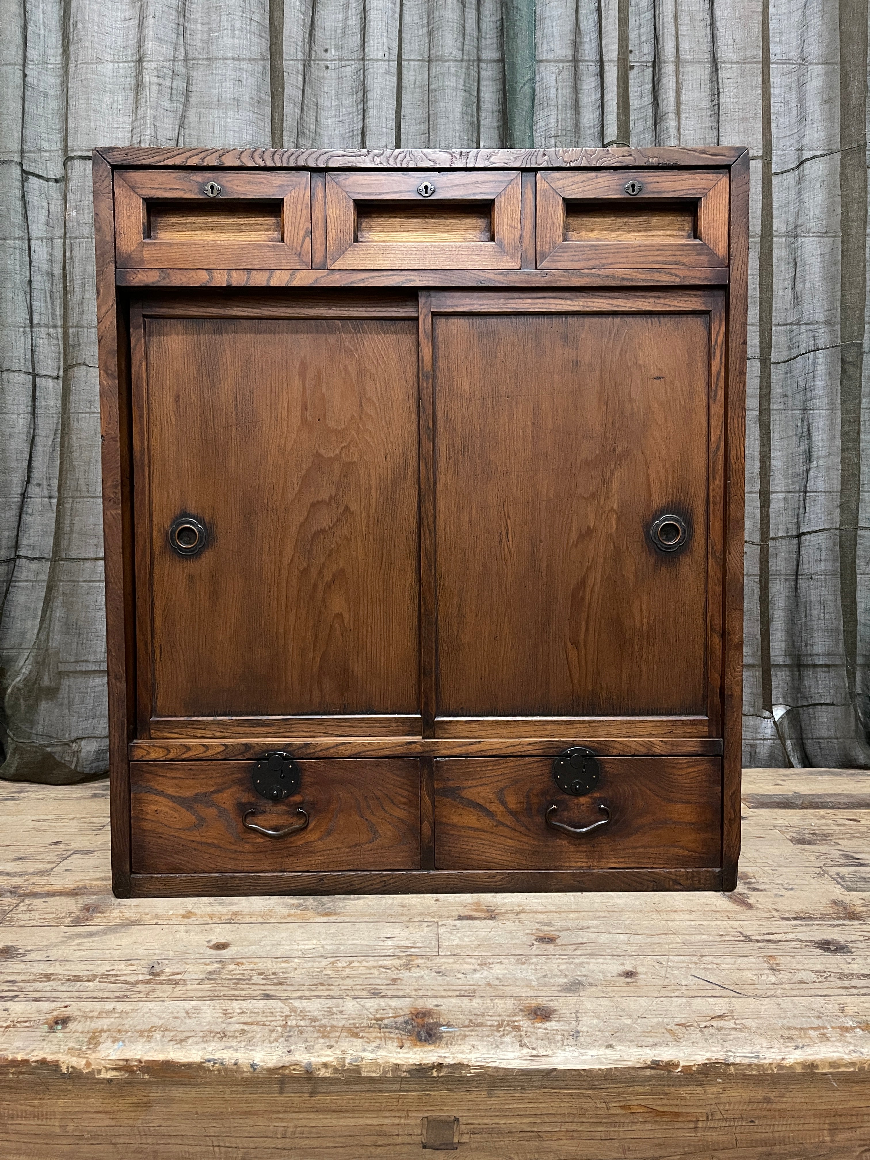 Japanese Storage Cabinet From Takayama - Elm | Taisho