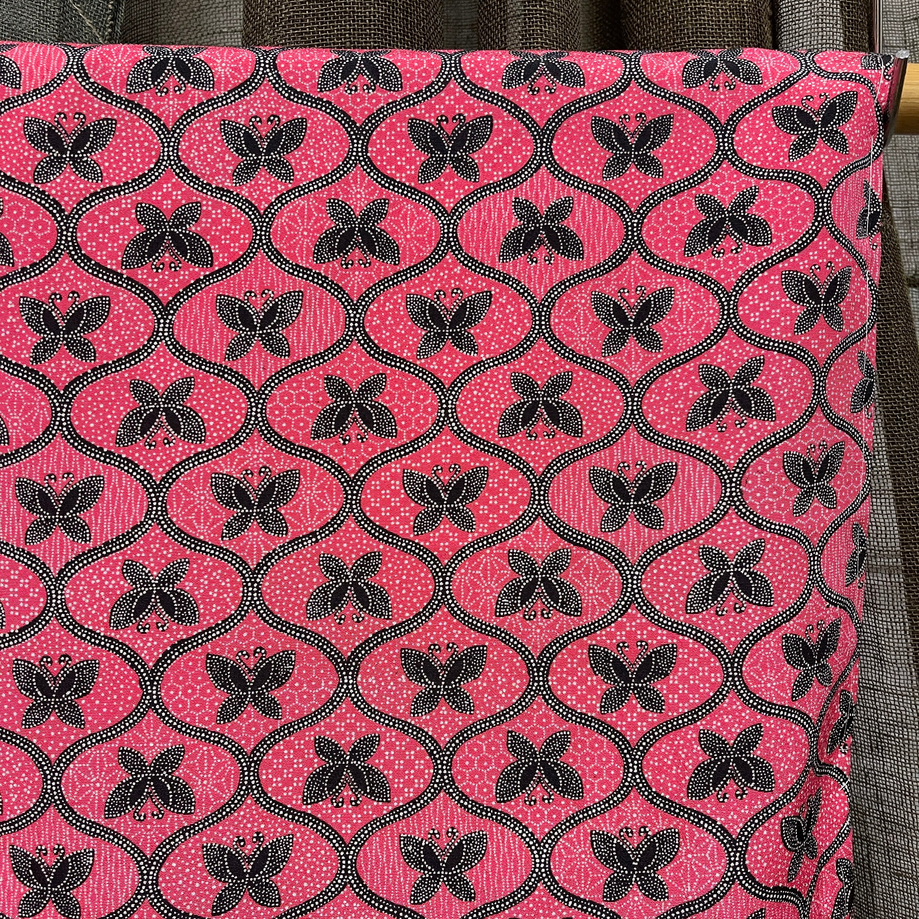 Vintage Japanese Silk Kimono | Butterfly Pattern