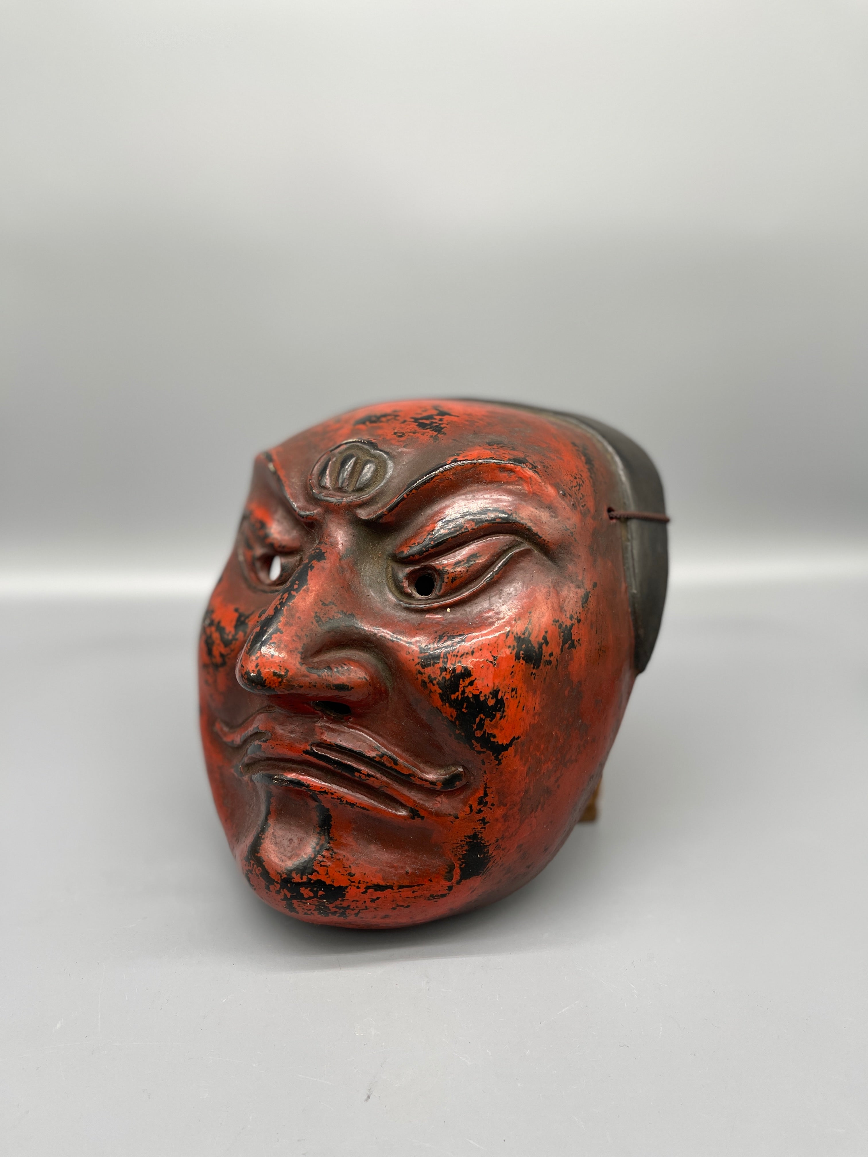Vintage Japanese Bugaku Mask - Ounintei