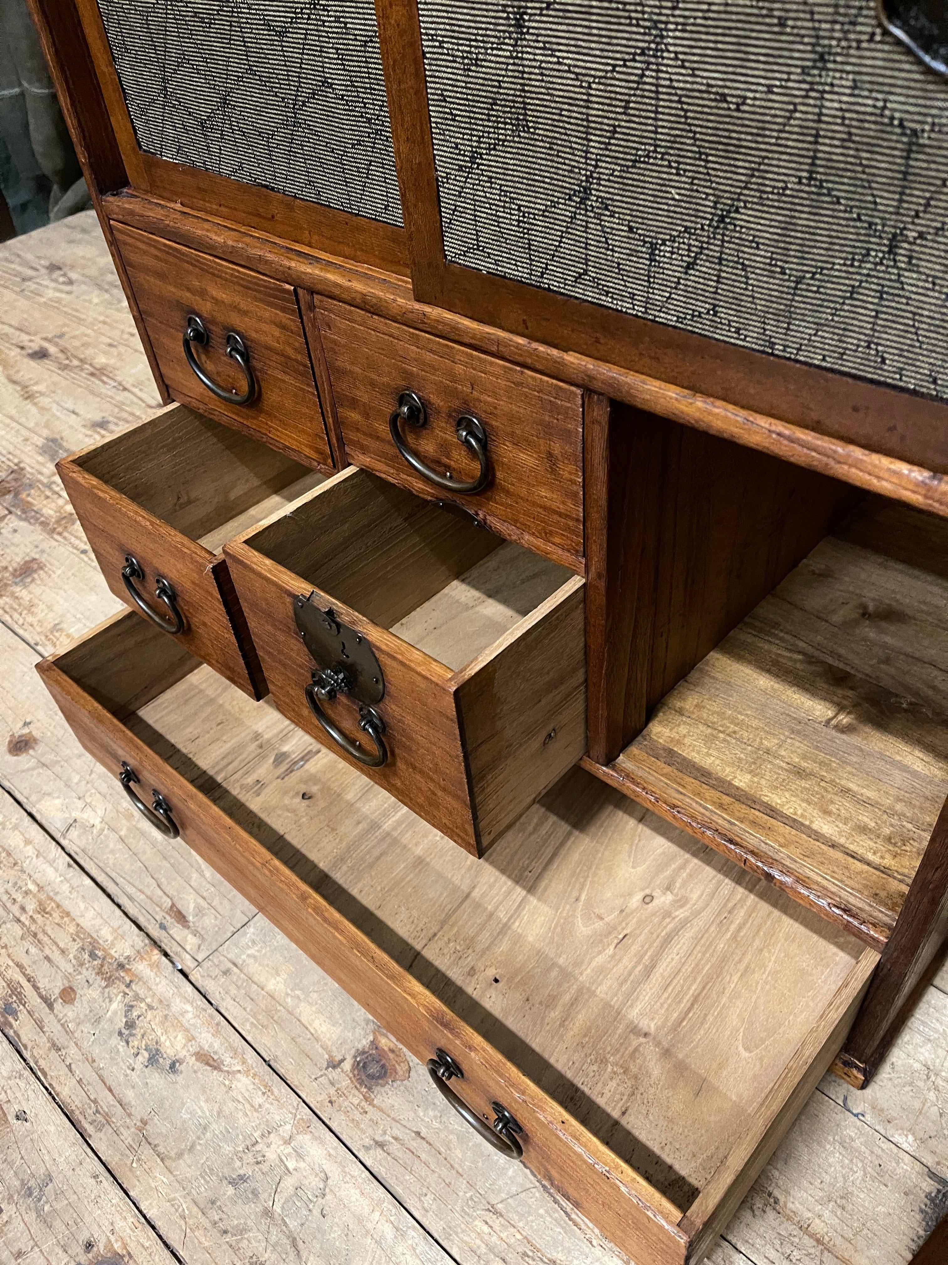 Ko Dansu, Japanese Side Cabinet - Paulownia| Taisho