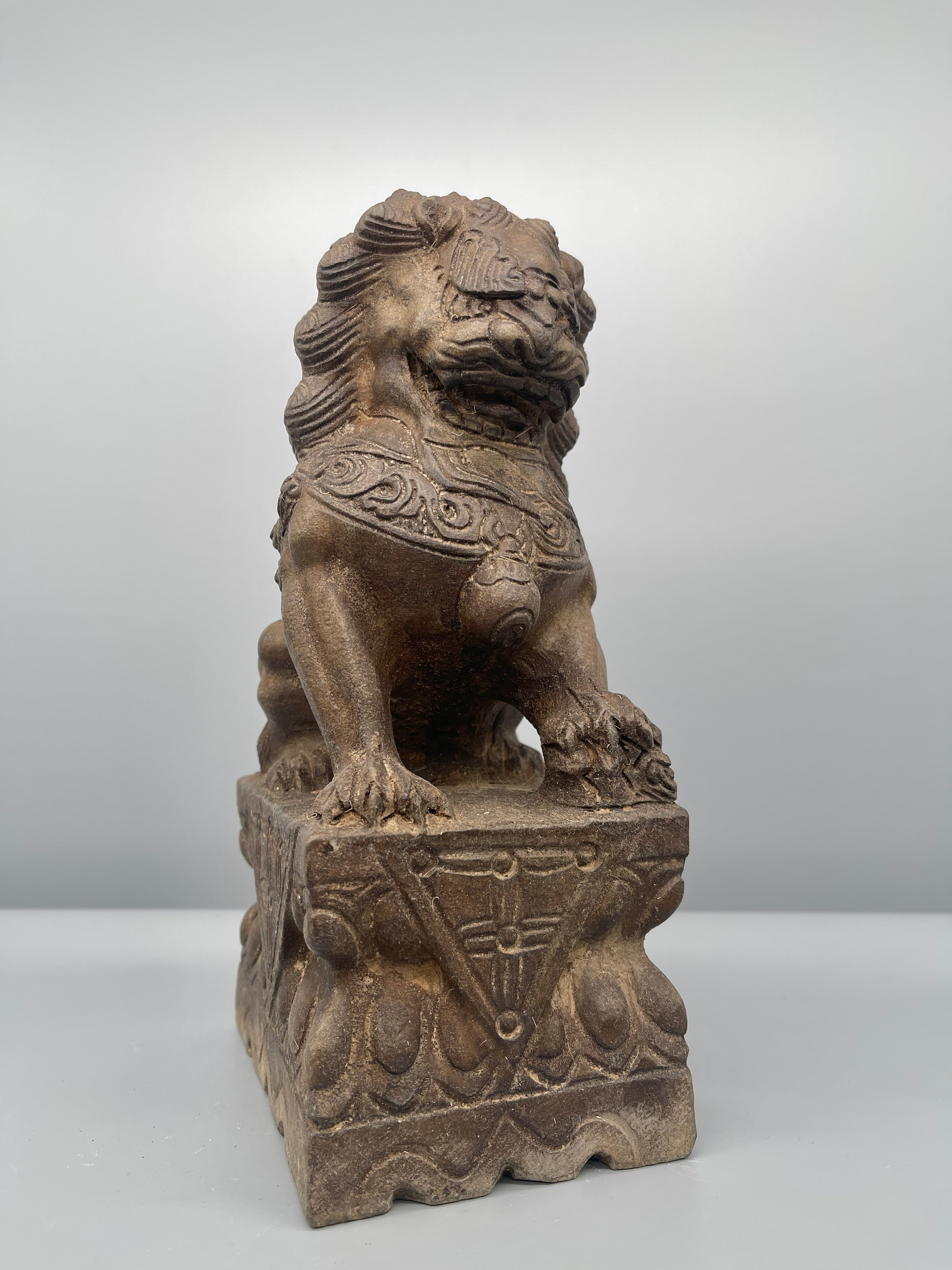 Chinese Stone Foo Dog Statue