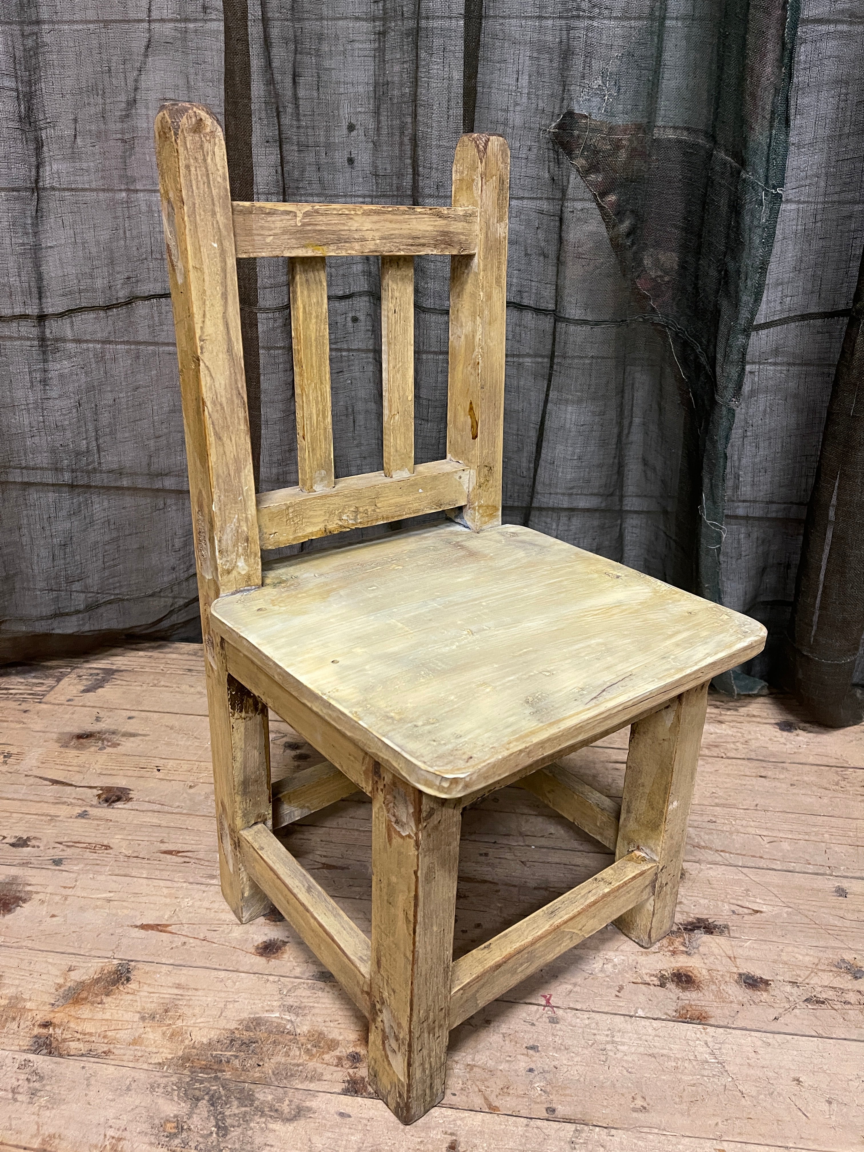 Antique Chinese School Kids Chair
