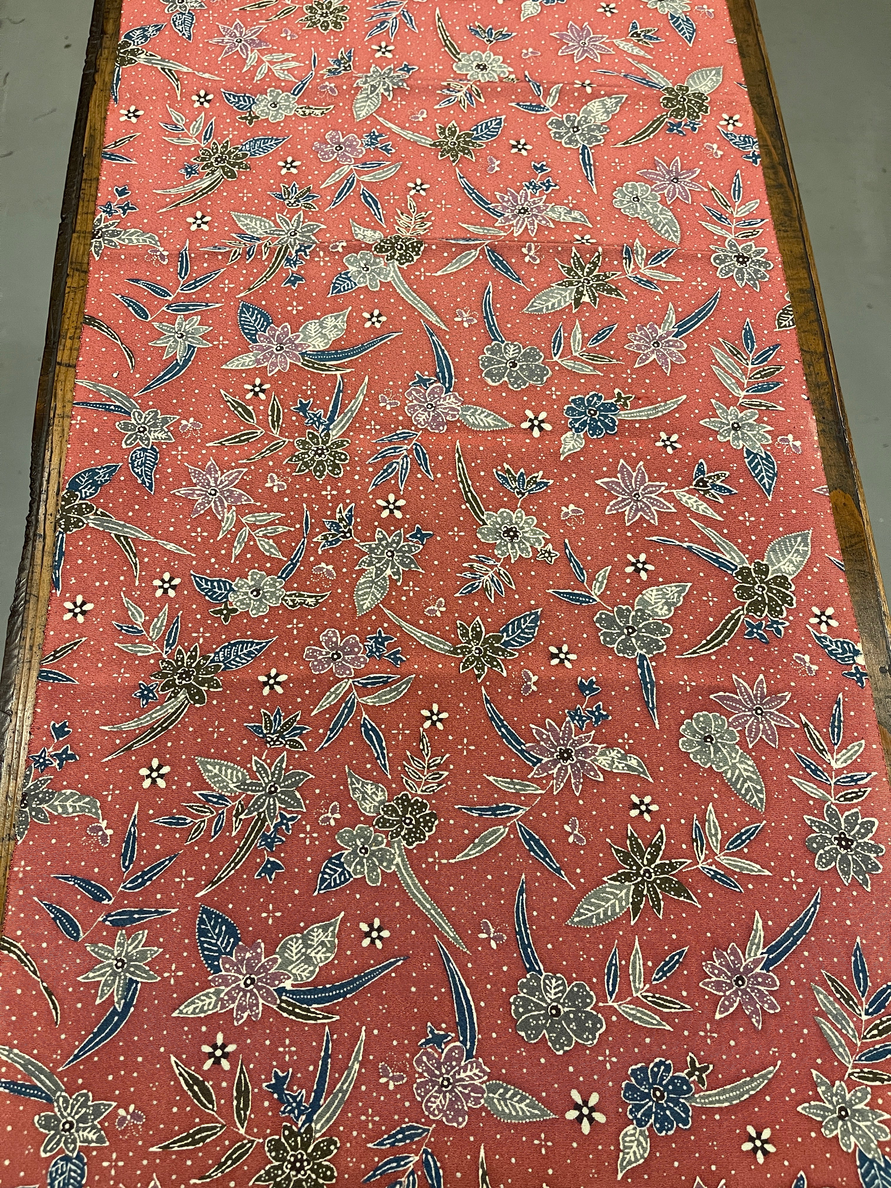 Japanese Silk with Floral Design