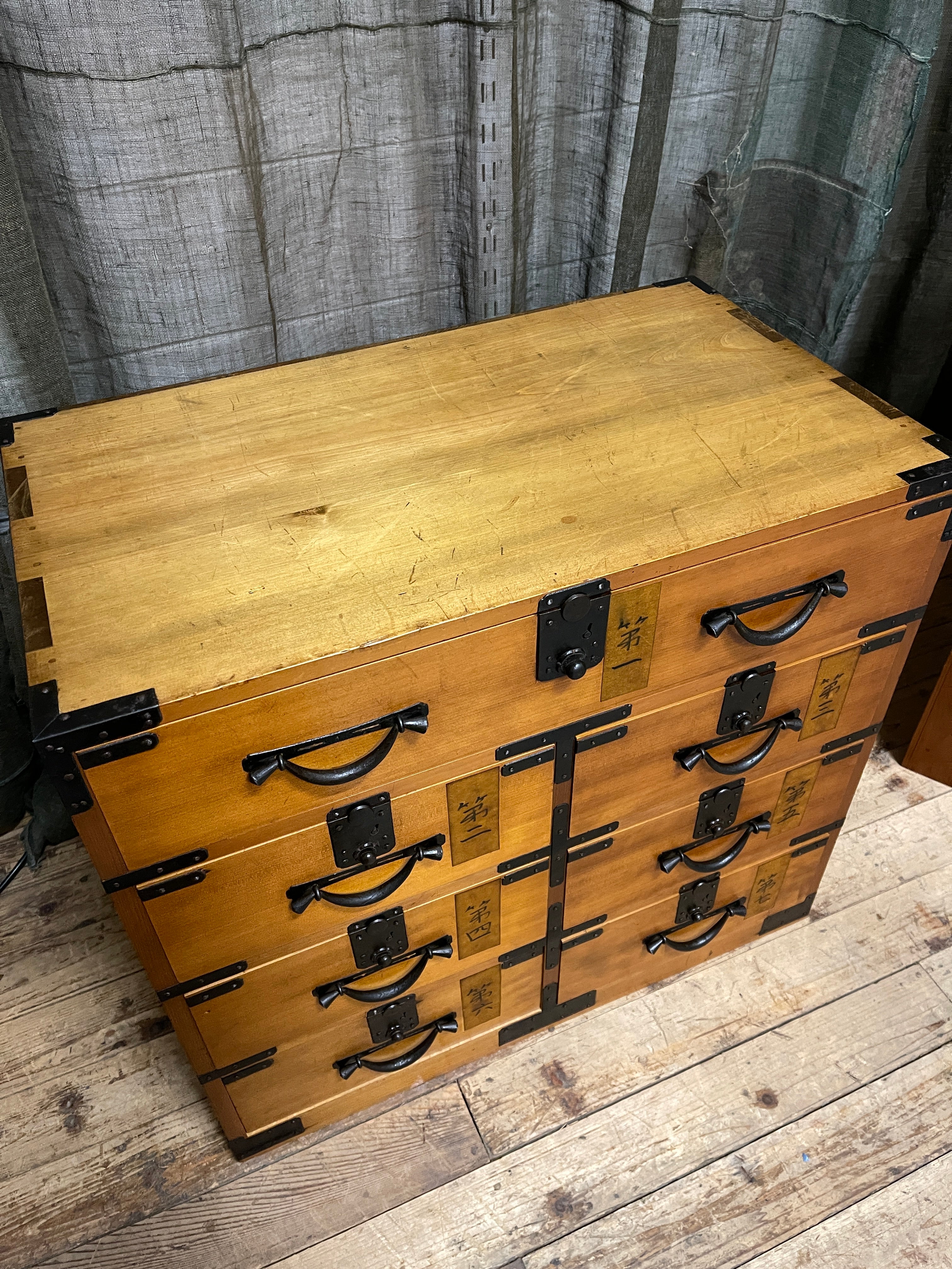 Japanese Storage Cabinet - Cypress | Taisho