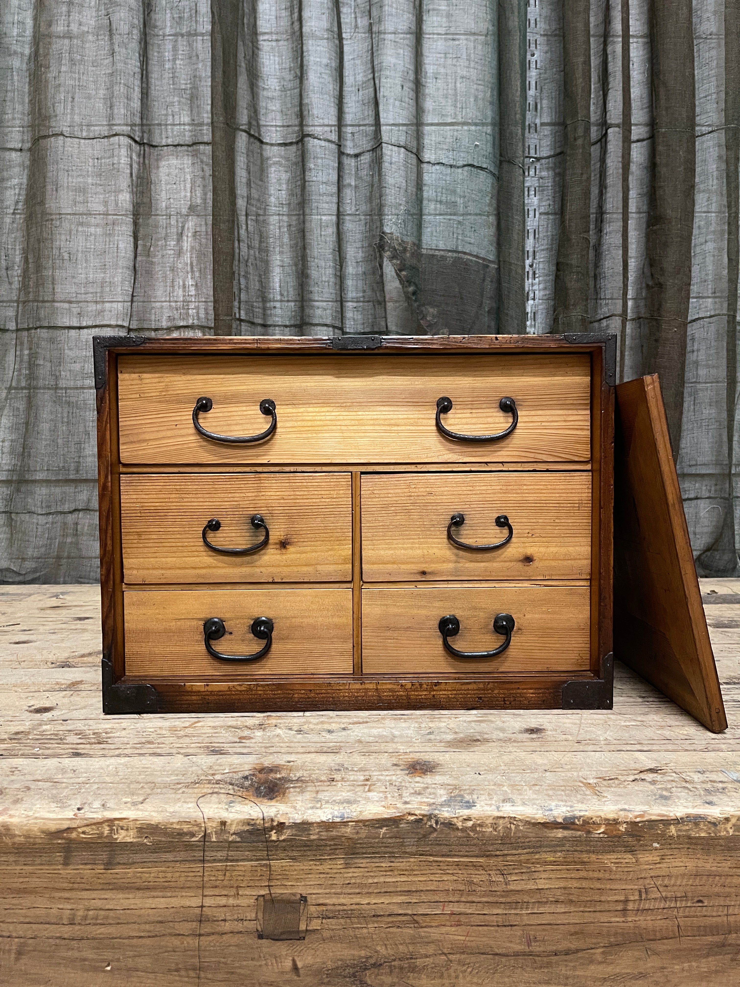 Japanese Small Document Chest - Cypress | Meiji