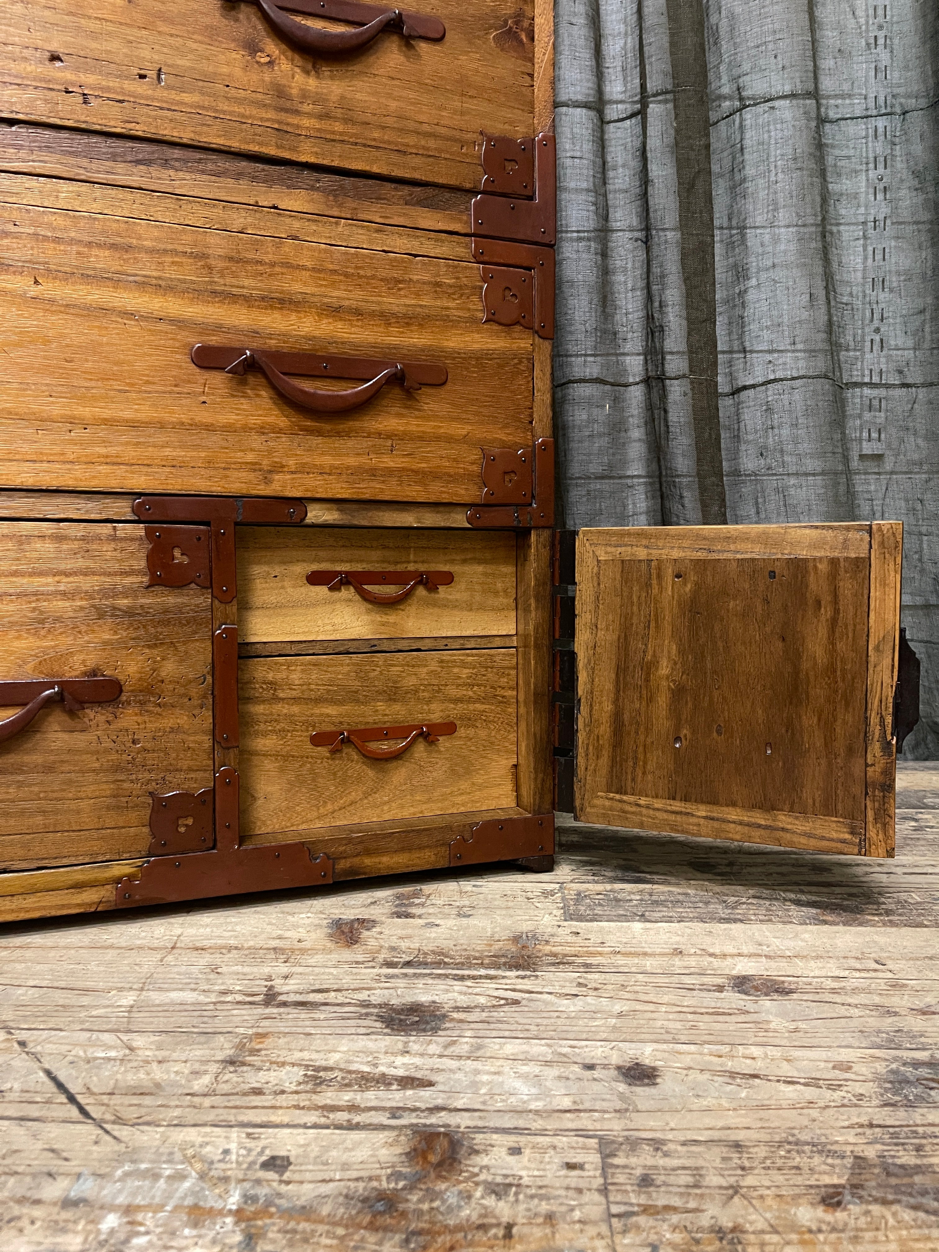 Japanese Isho Dansu, Kimono Storage Chest of Drawers - Paulownia | Meiji
