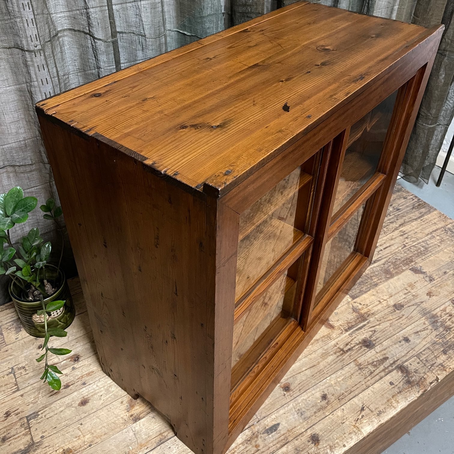 Japanese Shop Display Cabinet - Cedar | Meiji, c.1900
