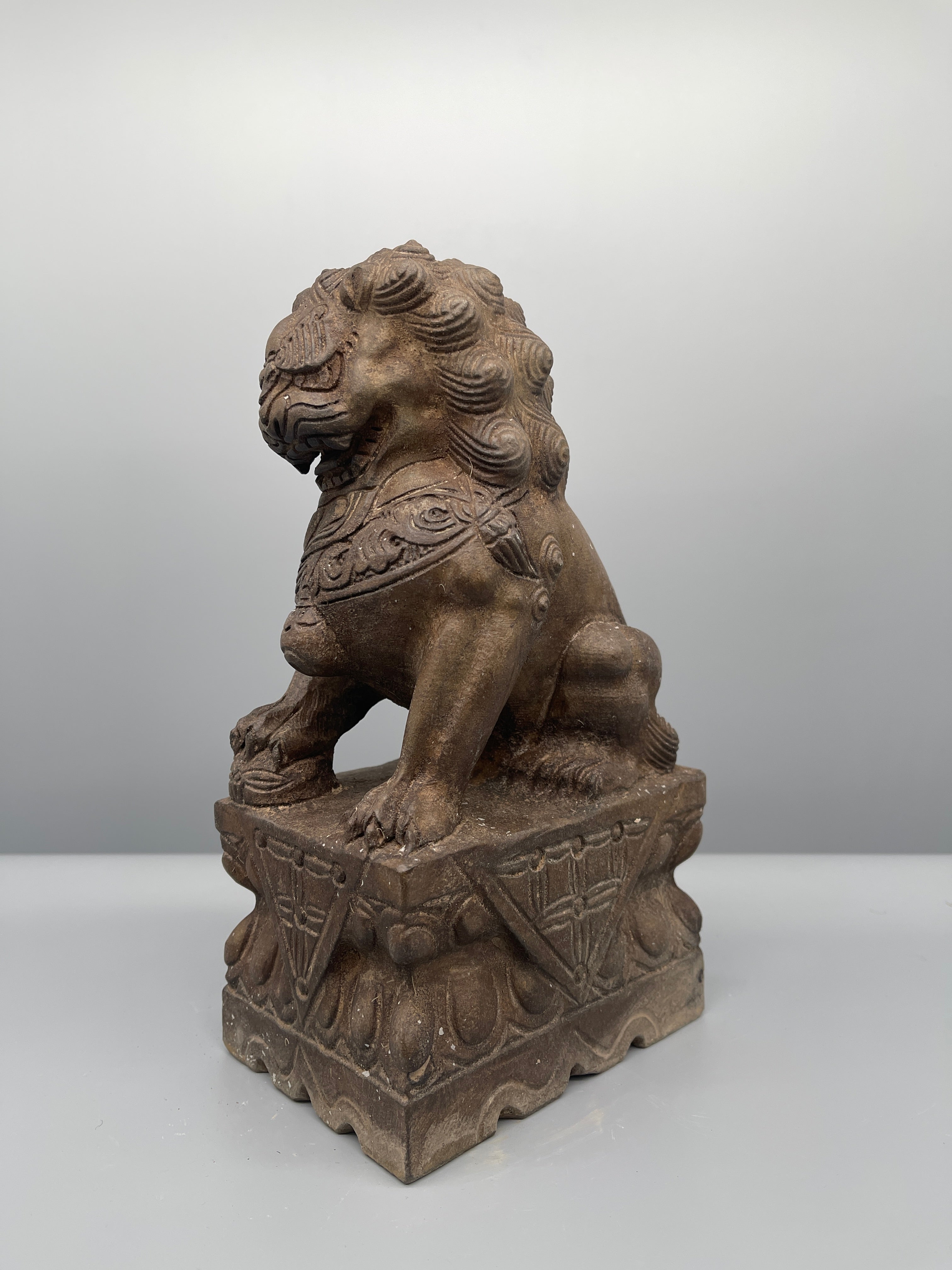 Chinese Stone Foo Dog Statue