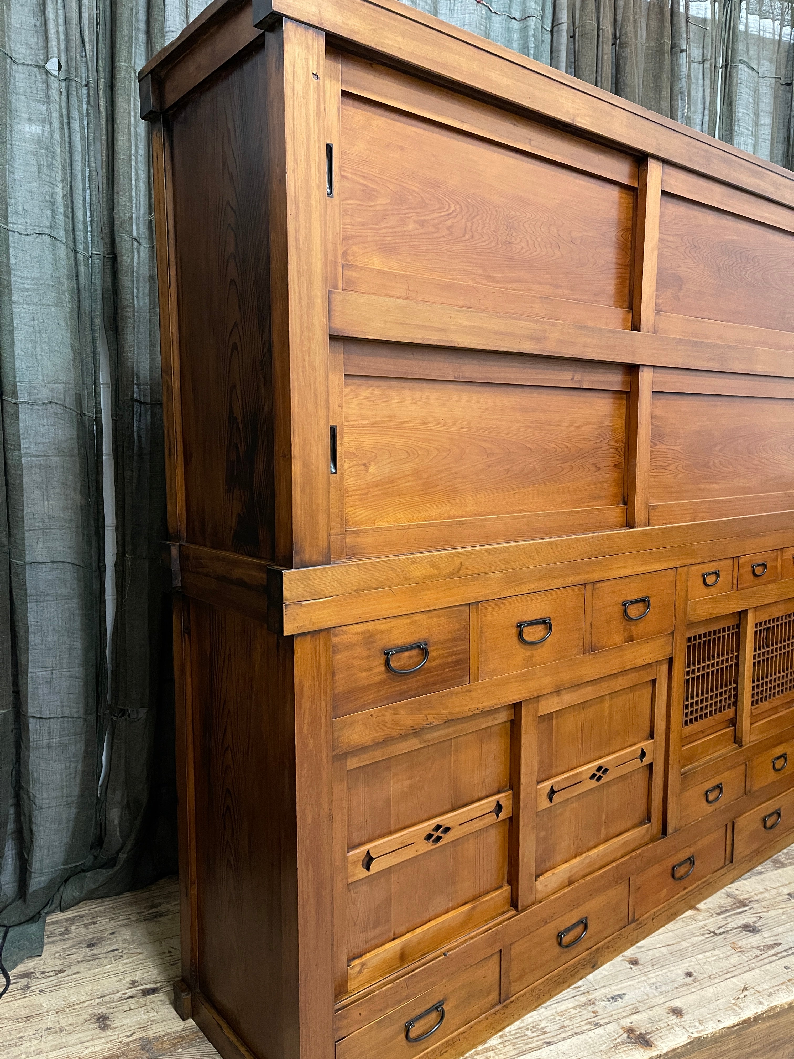 Japanese Mizuya, Kitchen Cabinet - Cedar & Cypress | Late Meiji