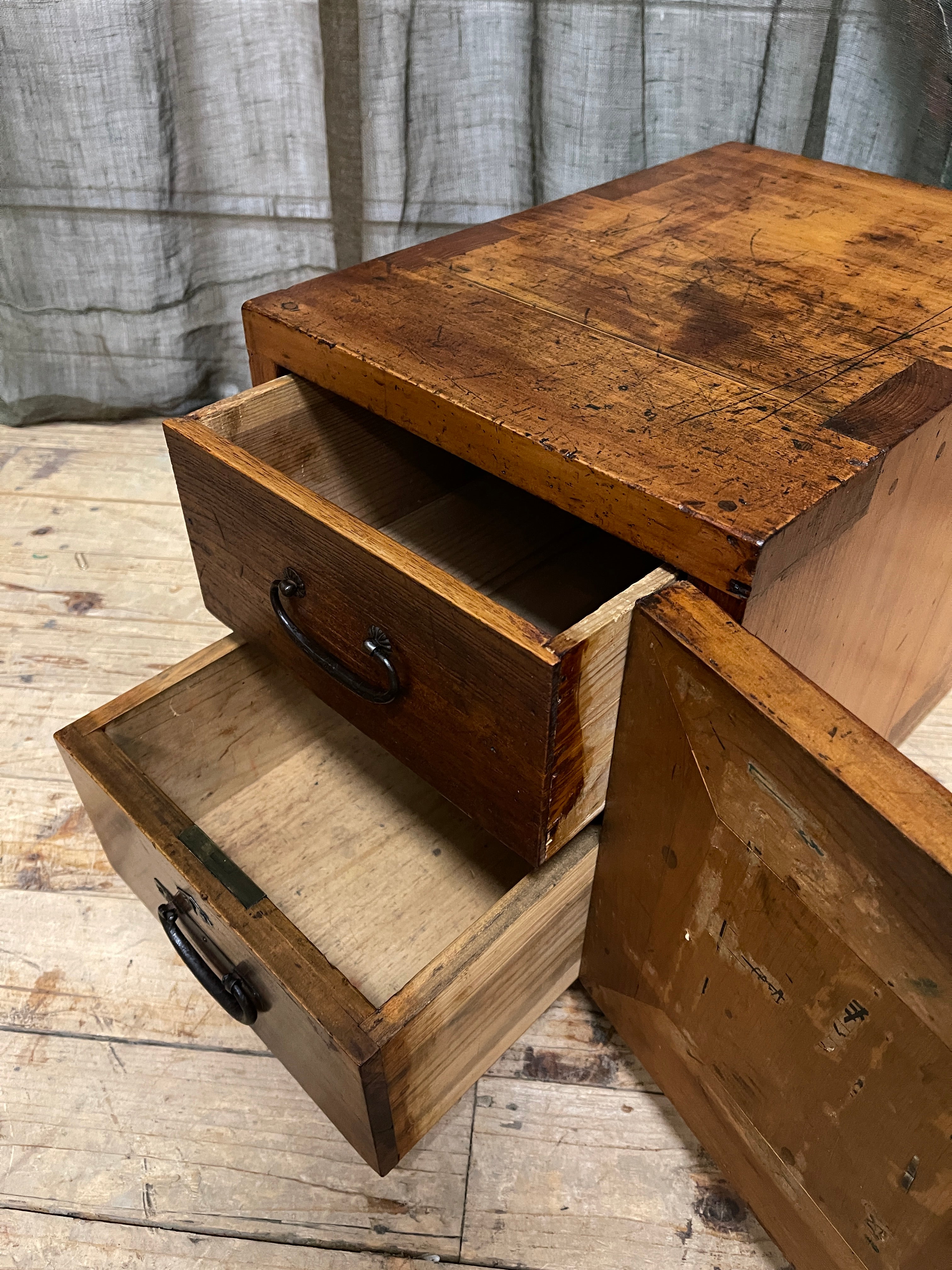Funa Dansu, Japanese Ships Chest - Cypress | Meiji