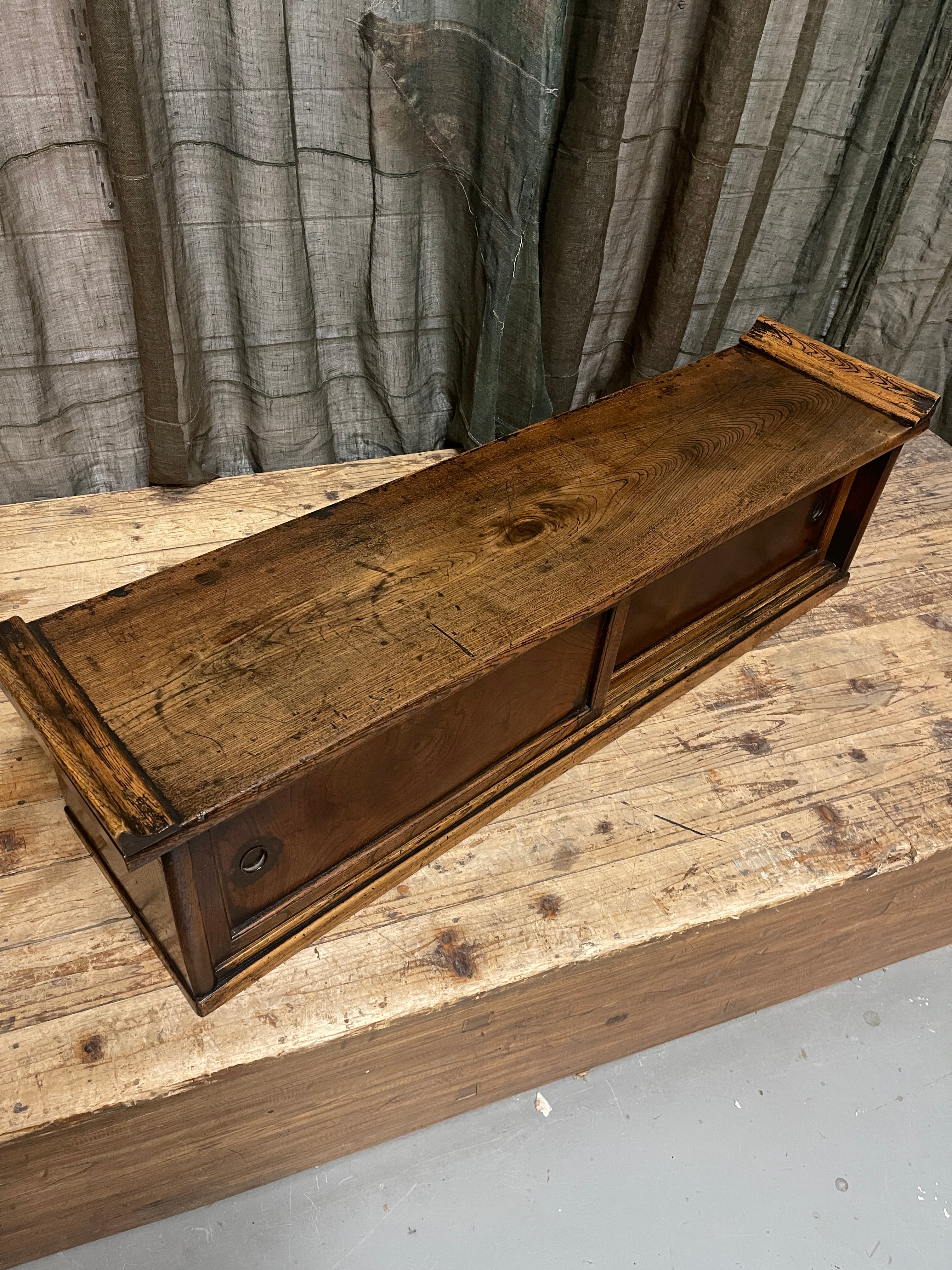 Japanese Low Chest - Elm | Meiji