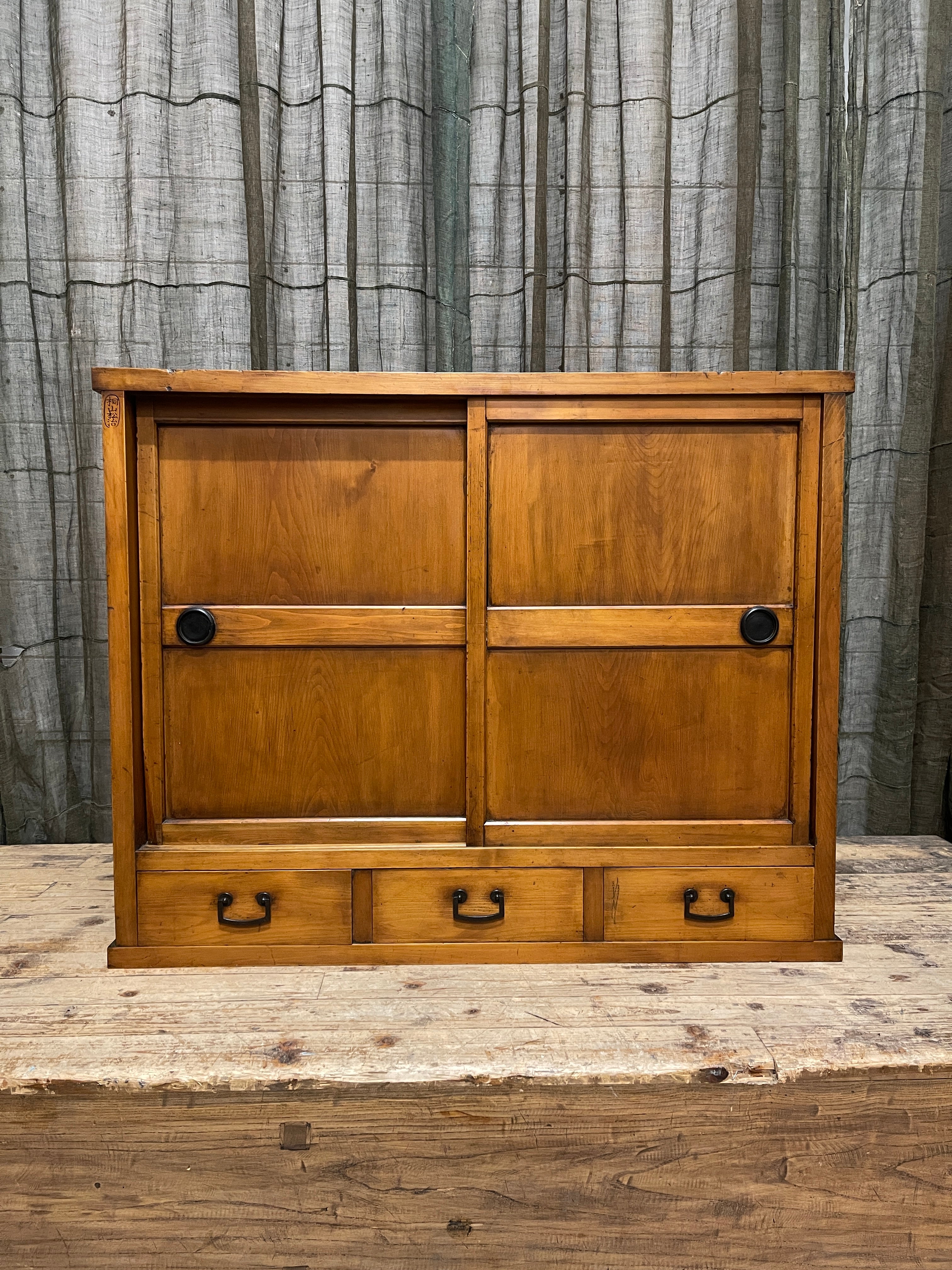Japanese Storage Cabinet From Gifu - Cypress & Cedar | Meiji