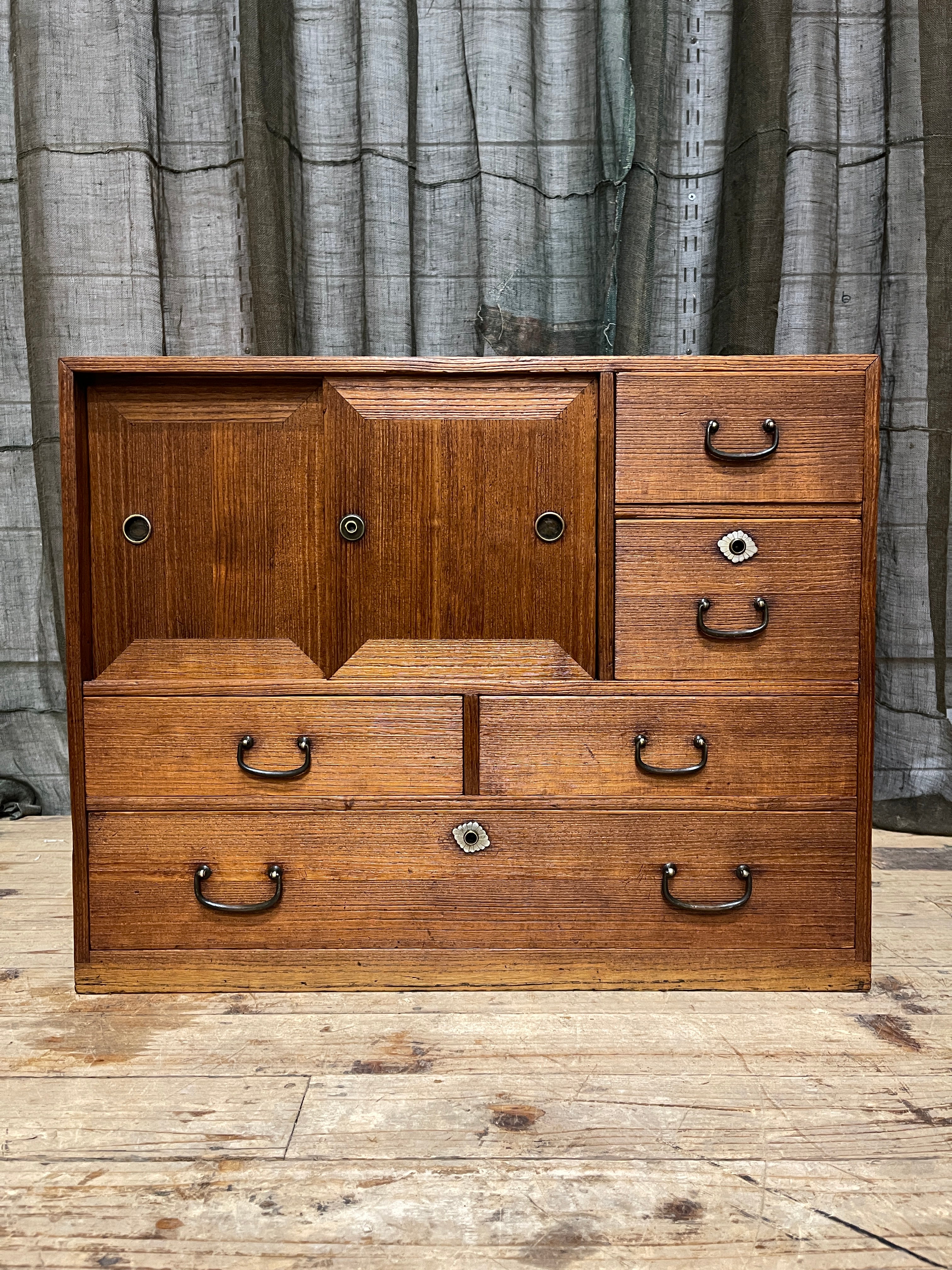 Ko Dansu, Japanese Side Cabinet - Paulownia | Showa