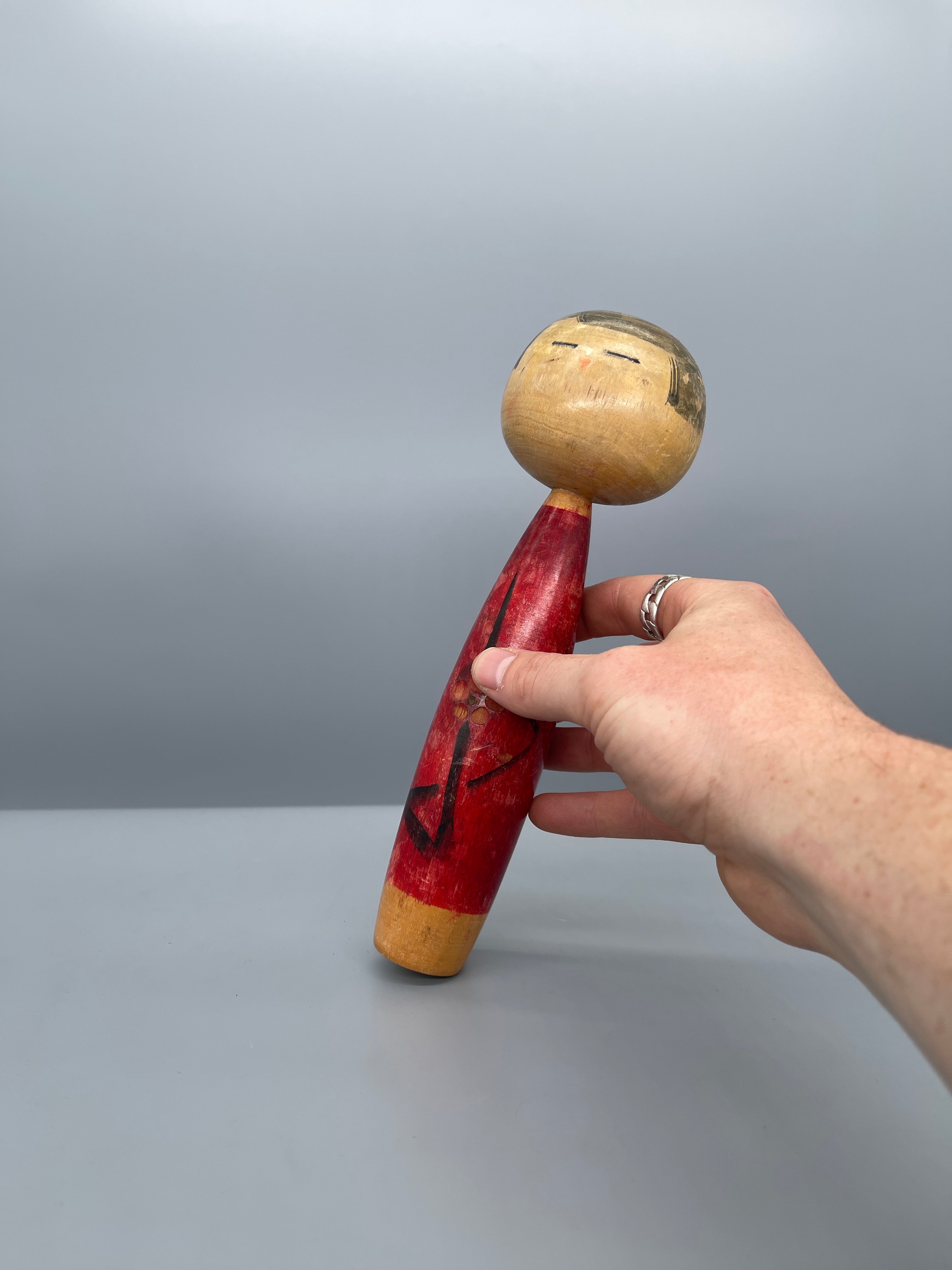Vintage Japanese Sosaku Kokeshi Doll - By Takahashi Hashime | c.1960