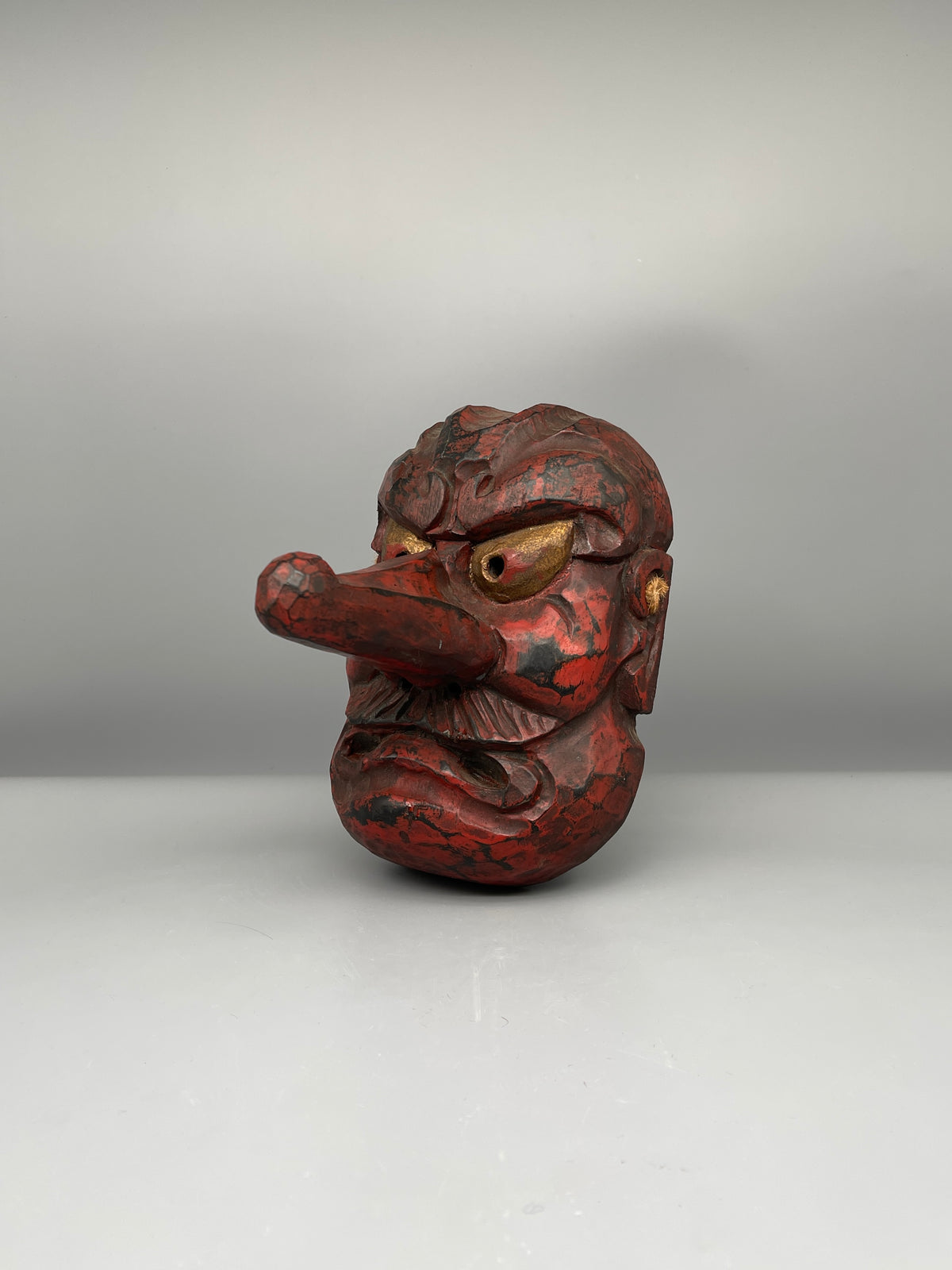 Vintage Japanese Tengu Mask