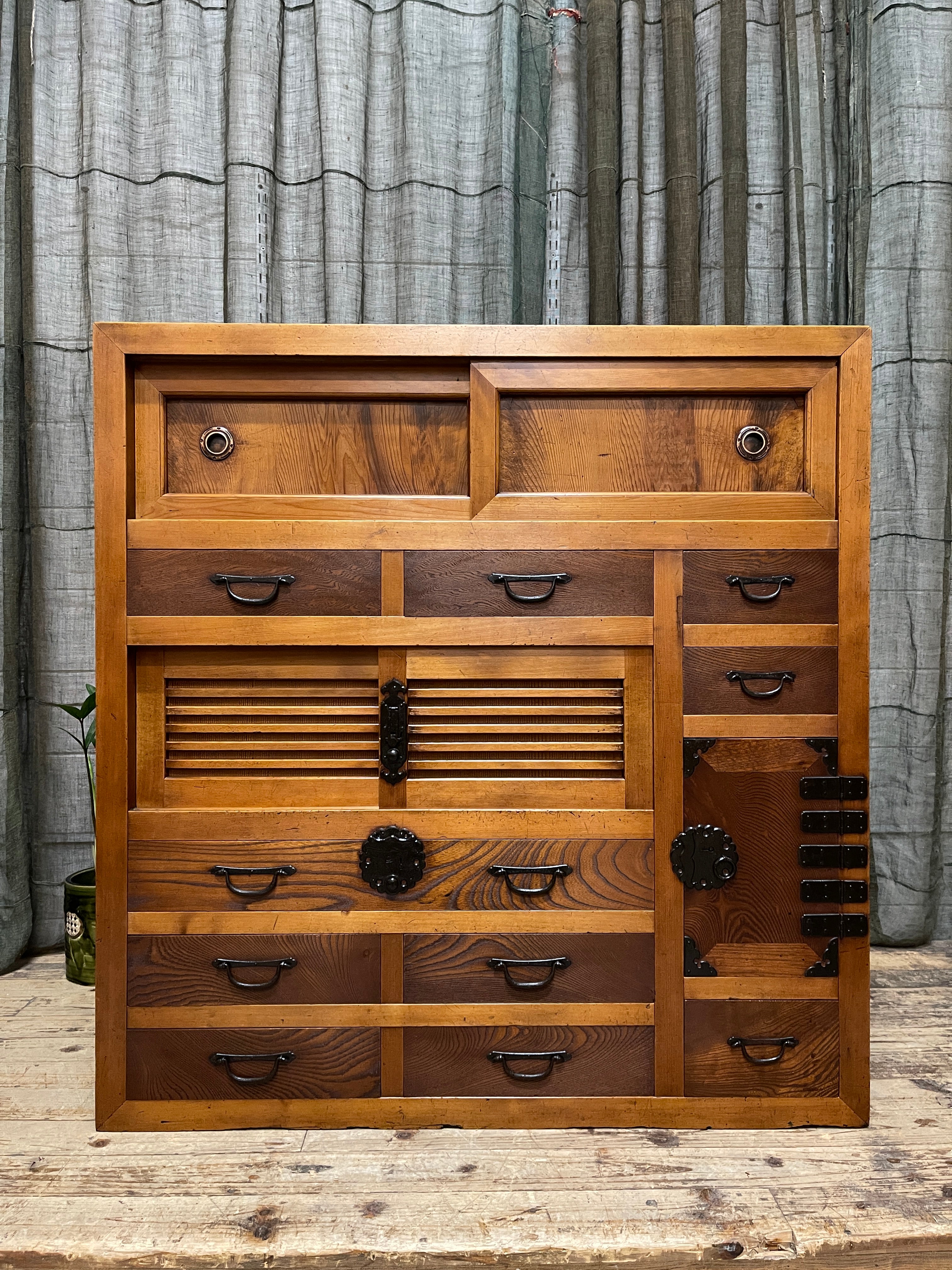 Japanese Choba Dansu, Merchant’s Chest – Elm & Cedar | Meiji