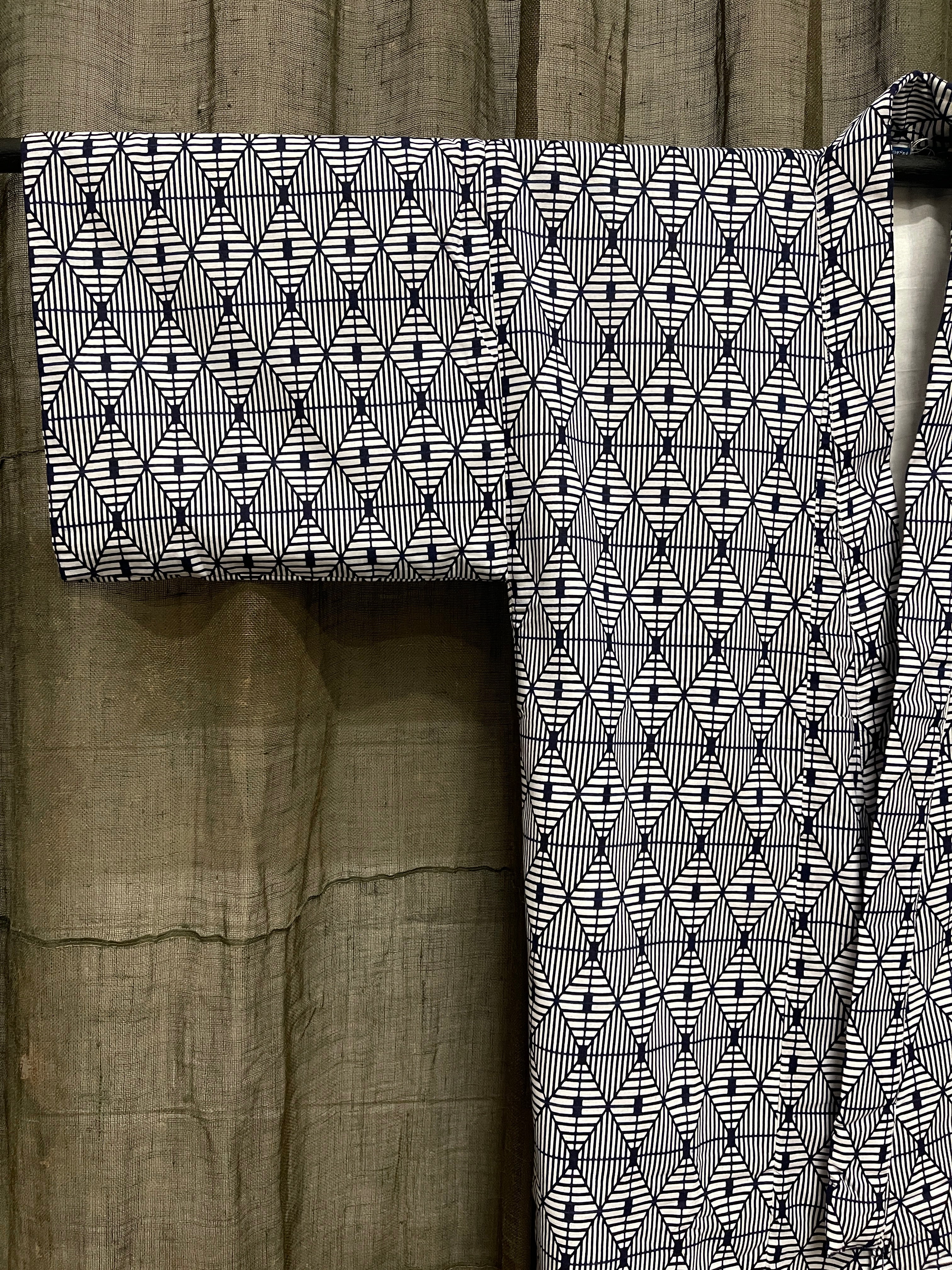 Nemaki, Japanese Cotton House Robe - Unisex