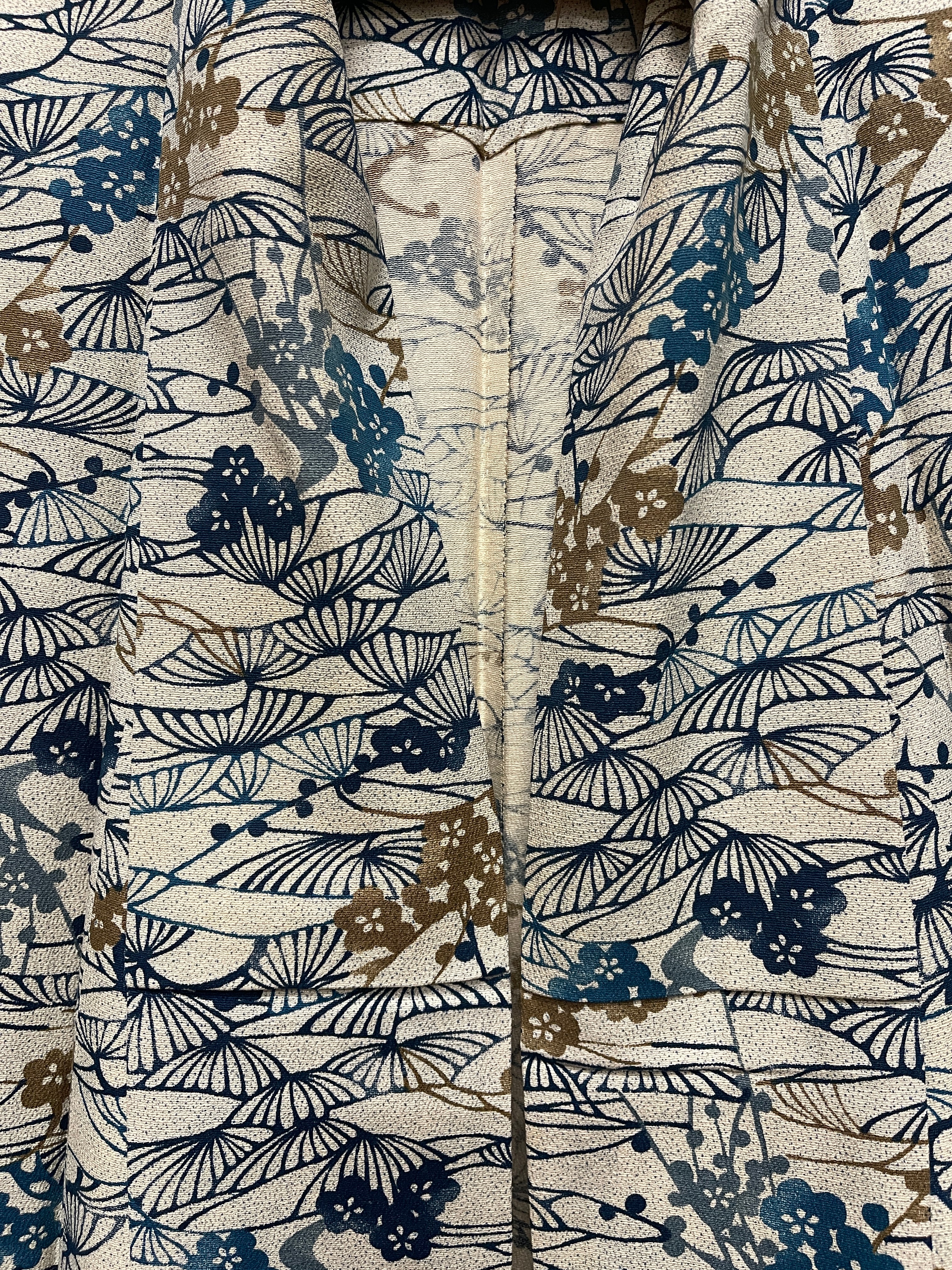 Vintage Japanese Summer Kimono, Unlined | C.1970