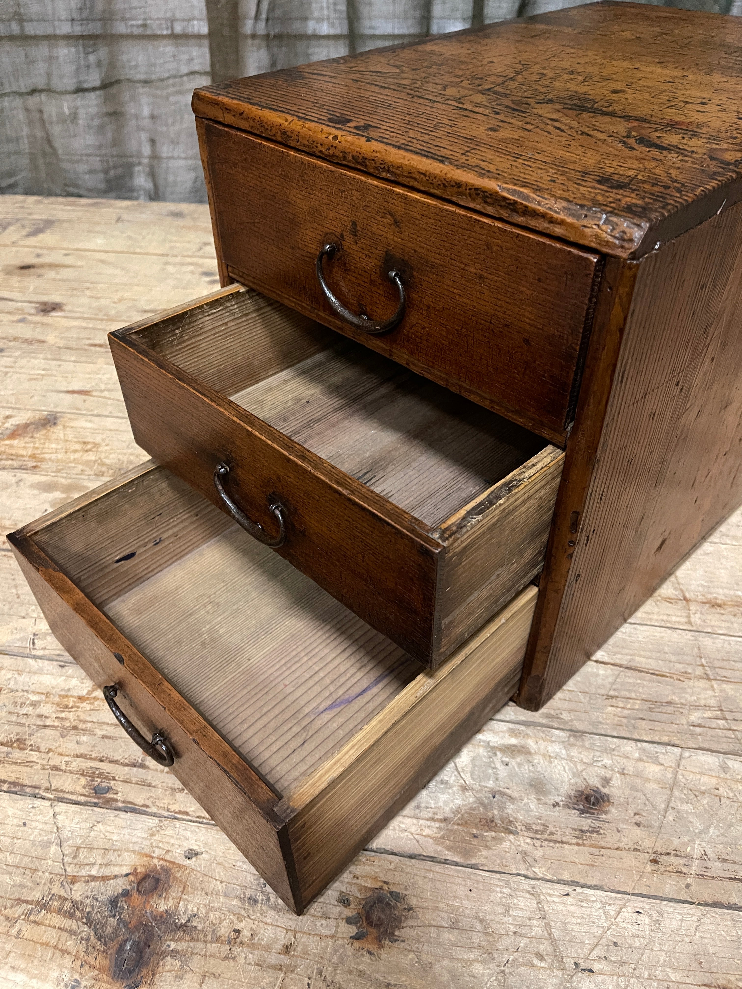 Japanese 3 Drawer Document Box - Cypress & Elm | Meiji