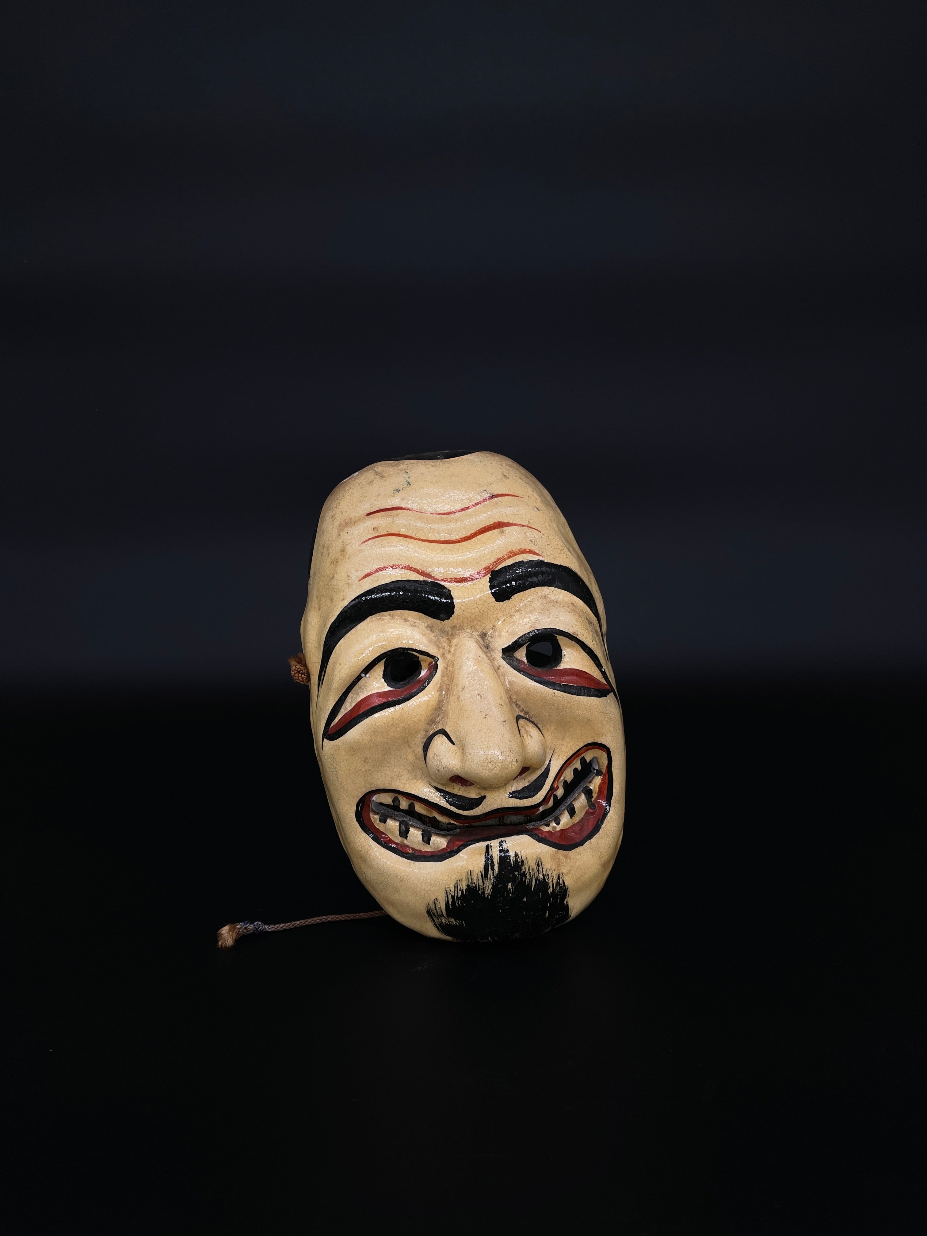 Vintage Japanese Noh Mask - The Heita