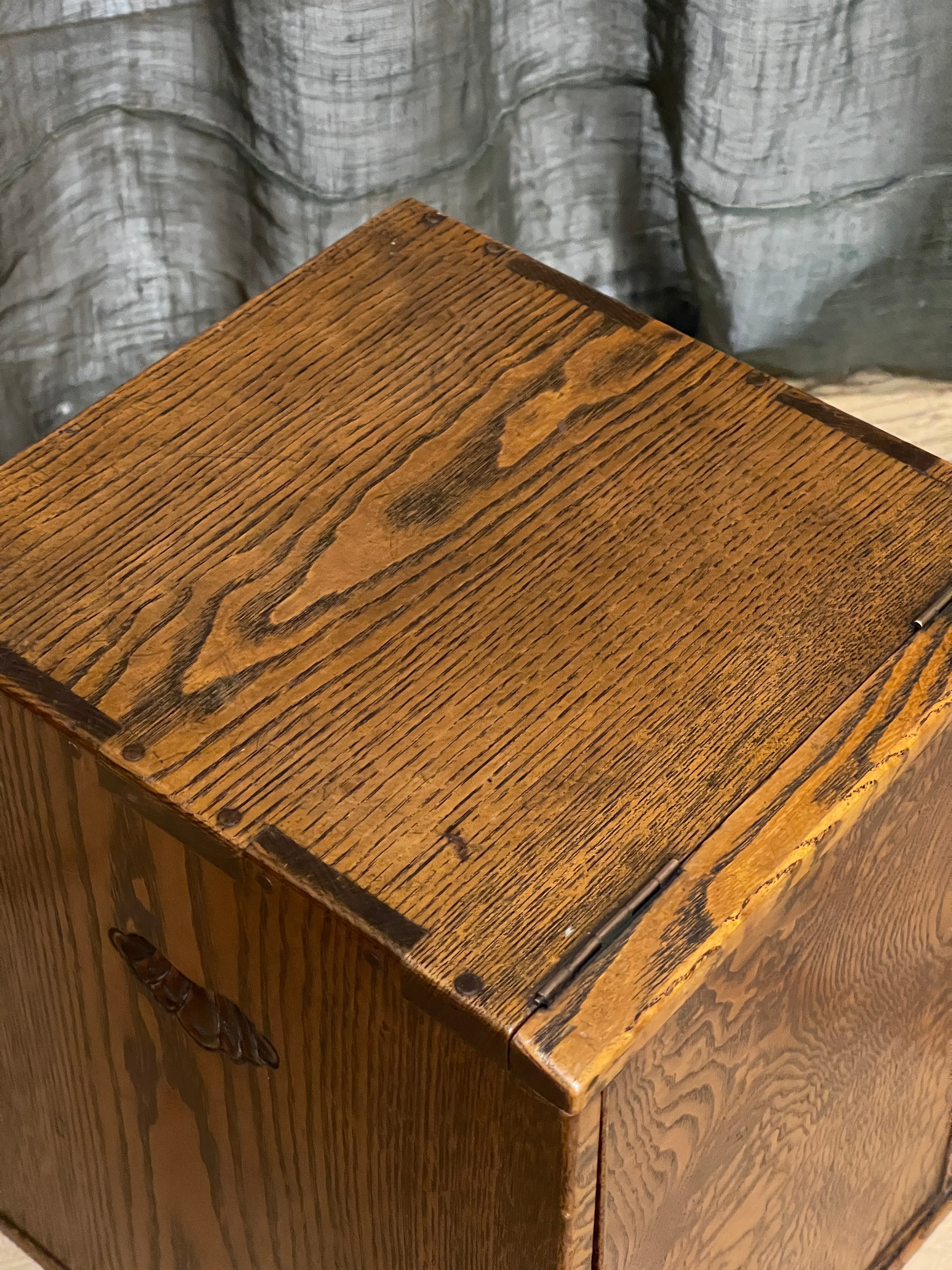 Vintage Japanese Mirror Chest, Kyo Dai | Taisho, c.1920