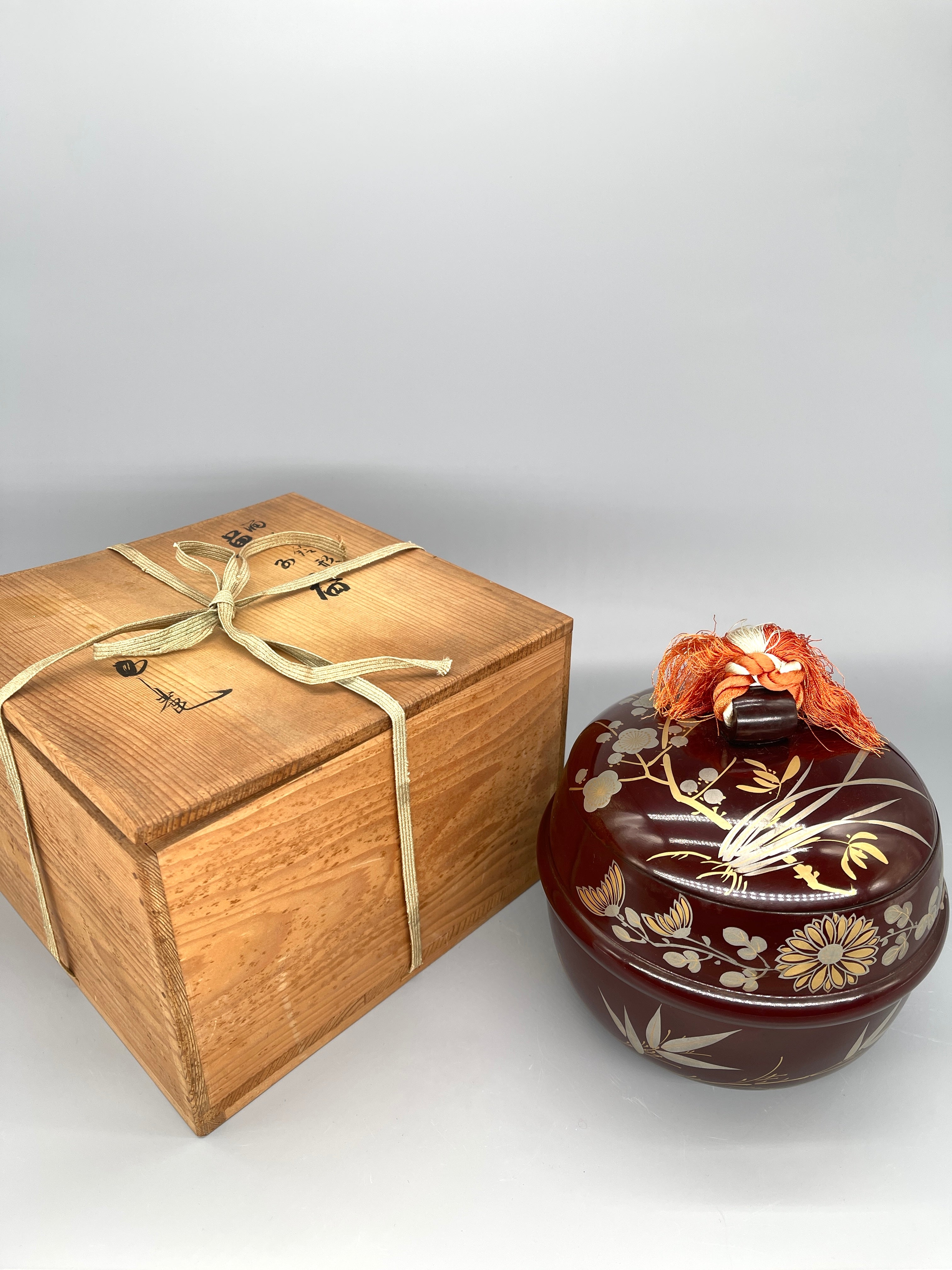 Vintage Japanese Lacquered Sweets box