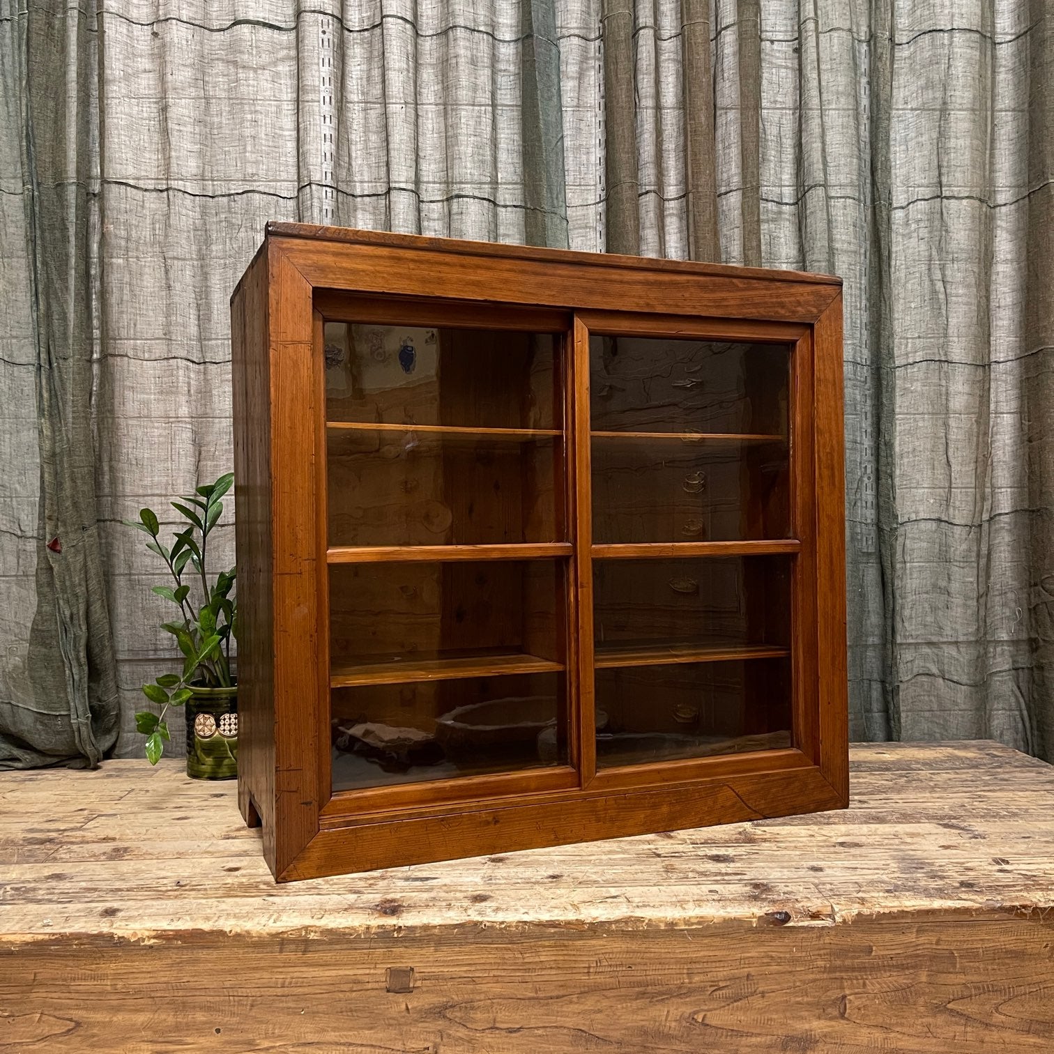 Japanese Shop Display Cabinet - Cedar | Meiji, c.1900