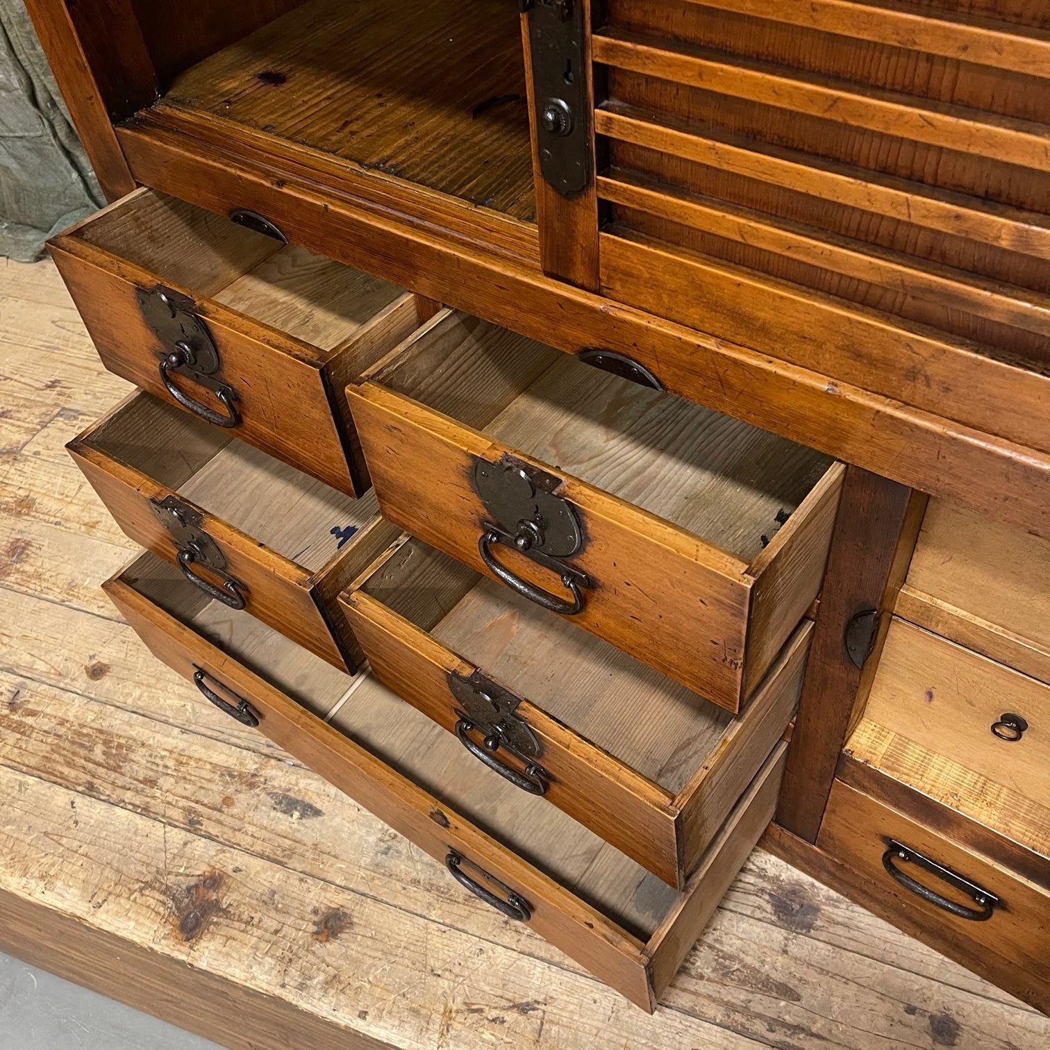 Japanese Choba Dansu, Merchant’s Chest – Cedar & Cypress | Meiji