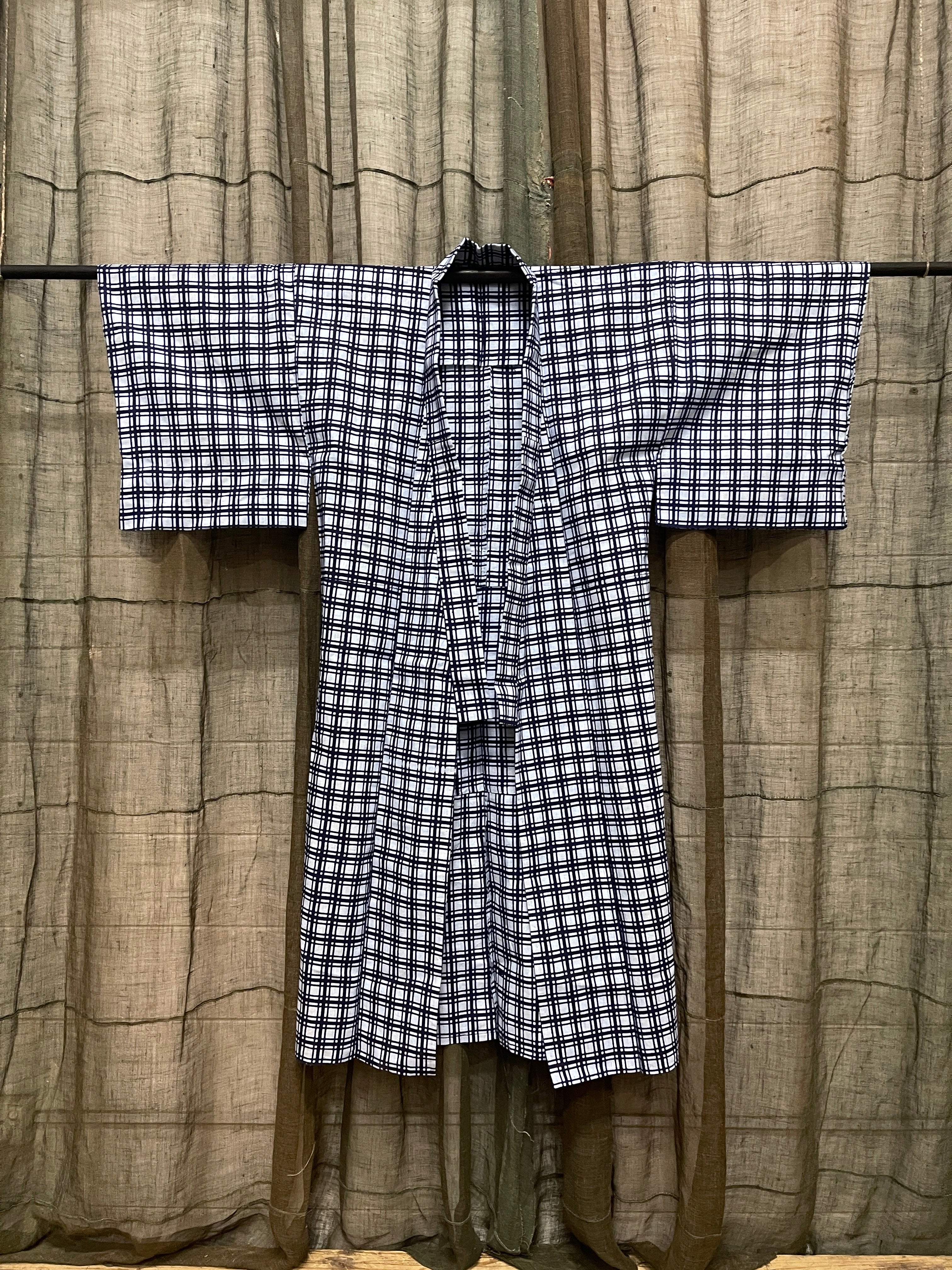 Vintage Yukata, Japanese Cotton Kimono