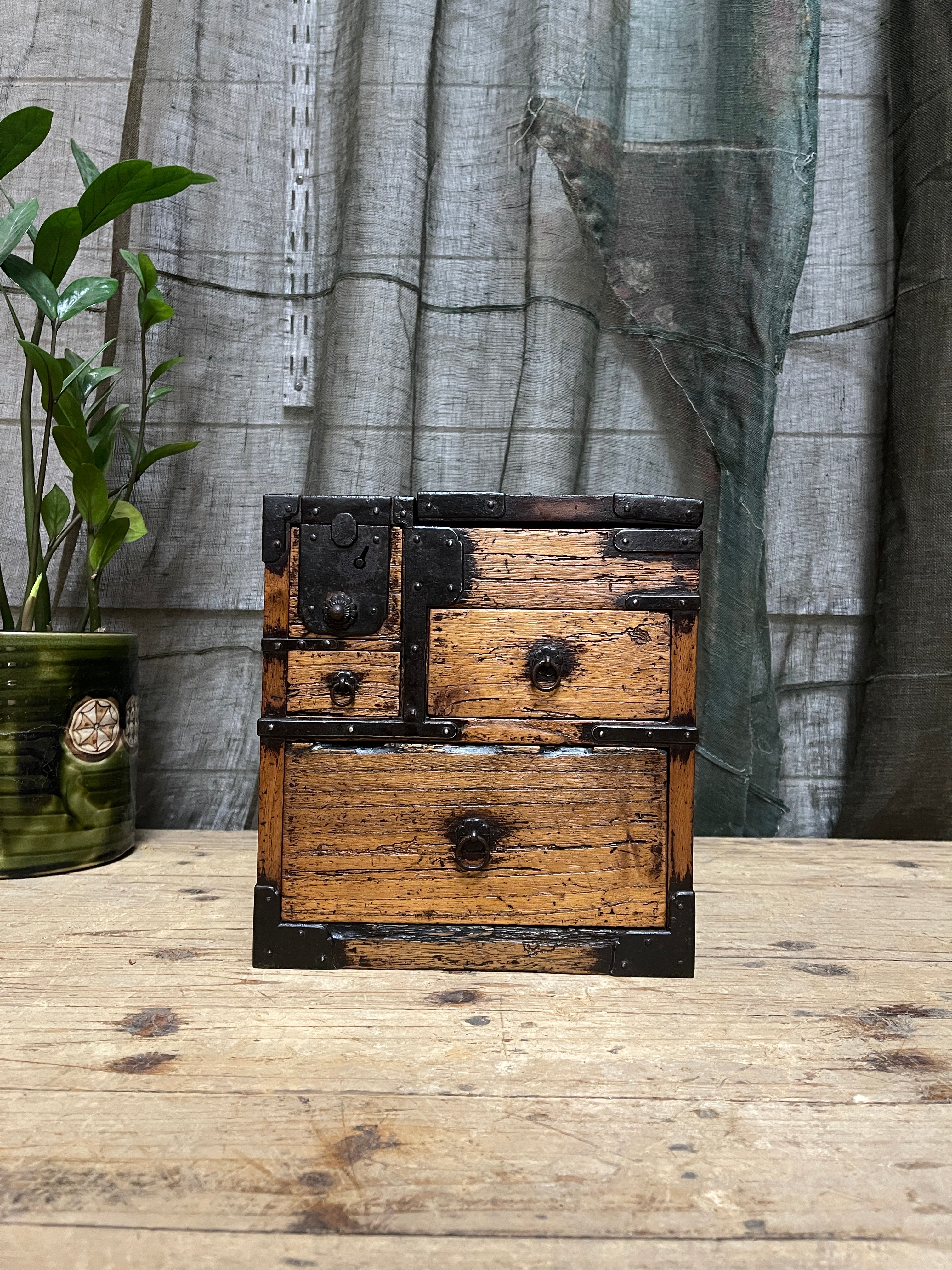 Suzuri Bako, Japanese Calligraphy Box - Paulownia | Edo