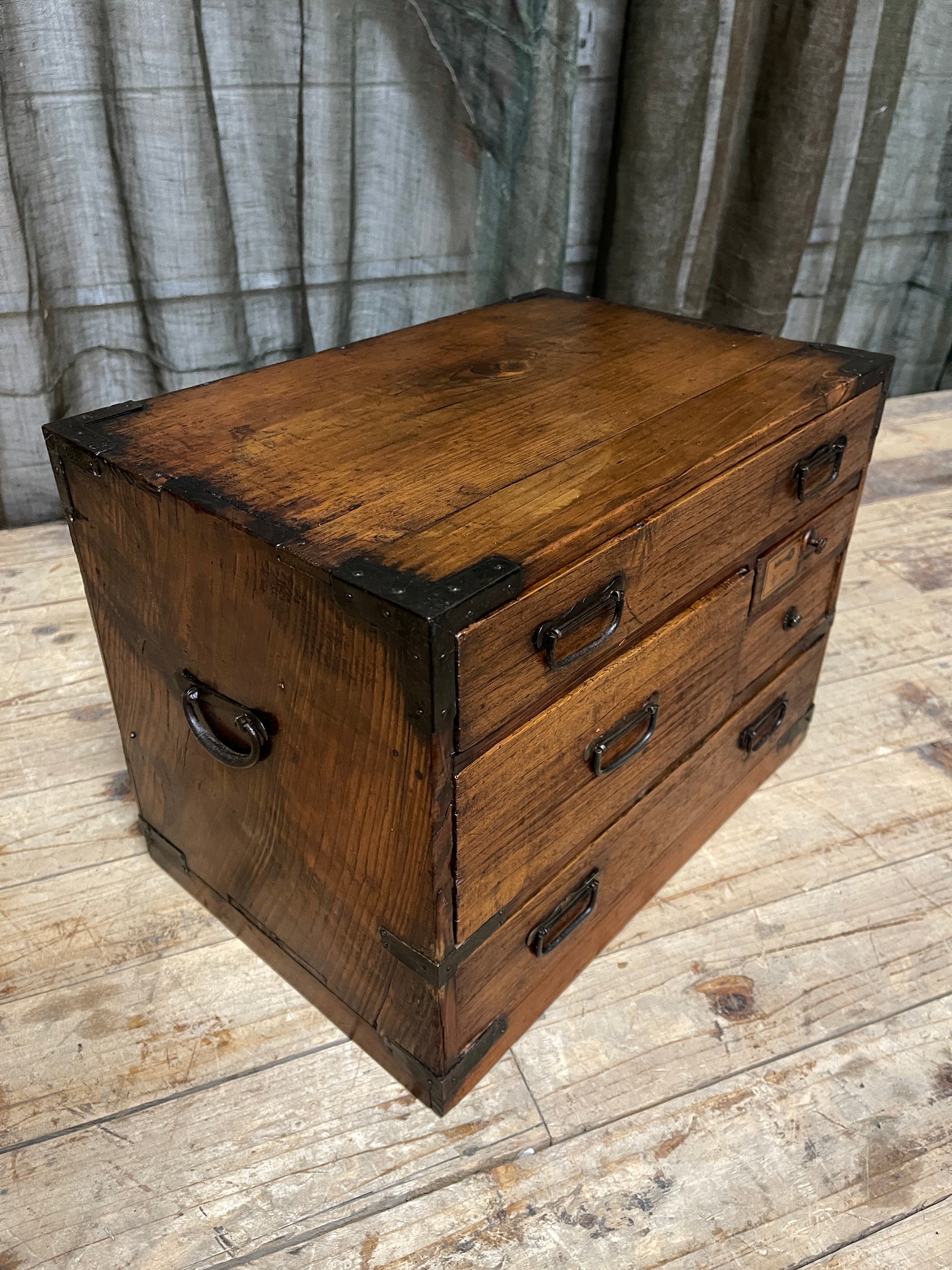 Japanese 5 Drawer Chest - Cedar & Paulownia | Taisho