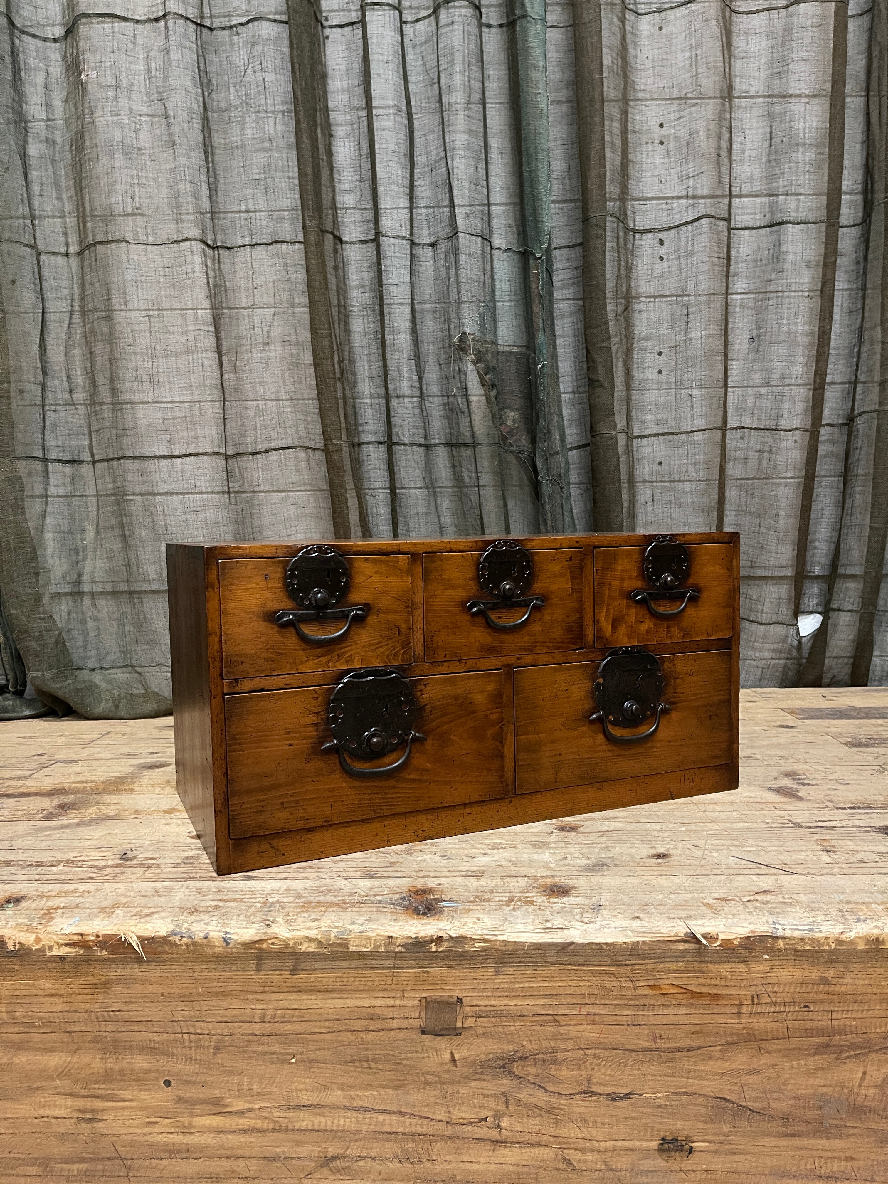 Japanese Small Document Chest - Cypress | Meiji